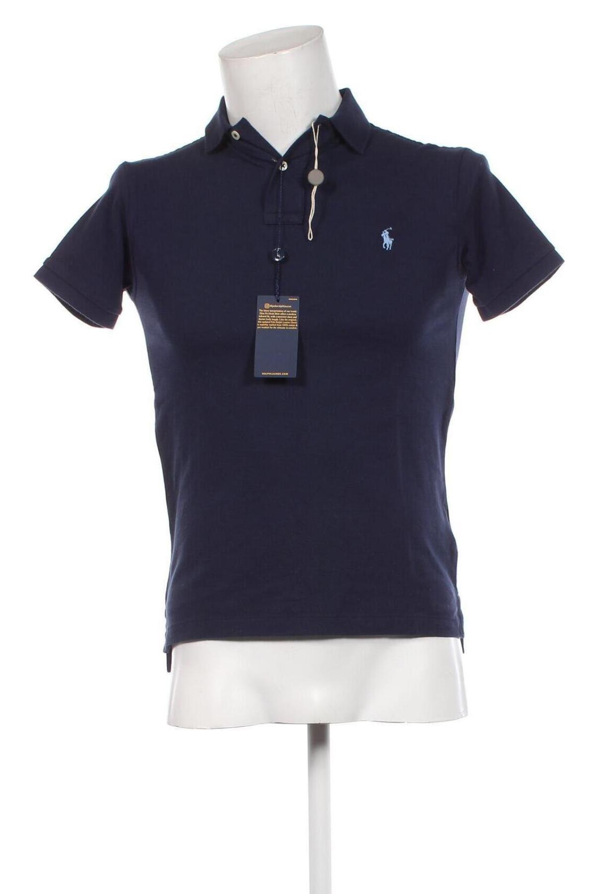 Męski T-shirt Polo By Ralph Lauren, Rozmiar S, Kolor Niebieski, Cena 369,70 zł