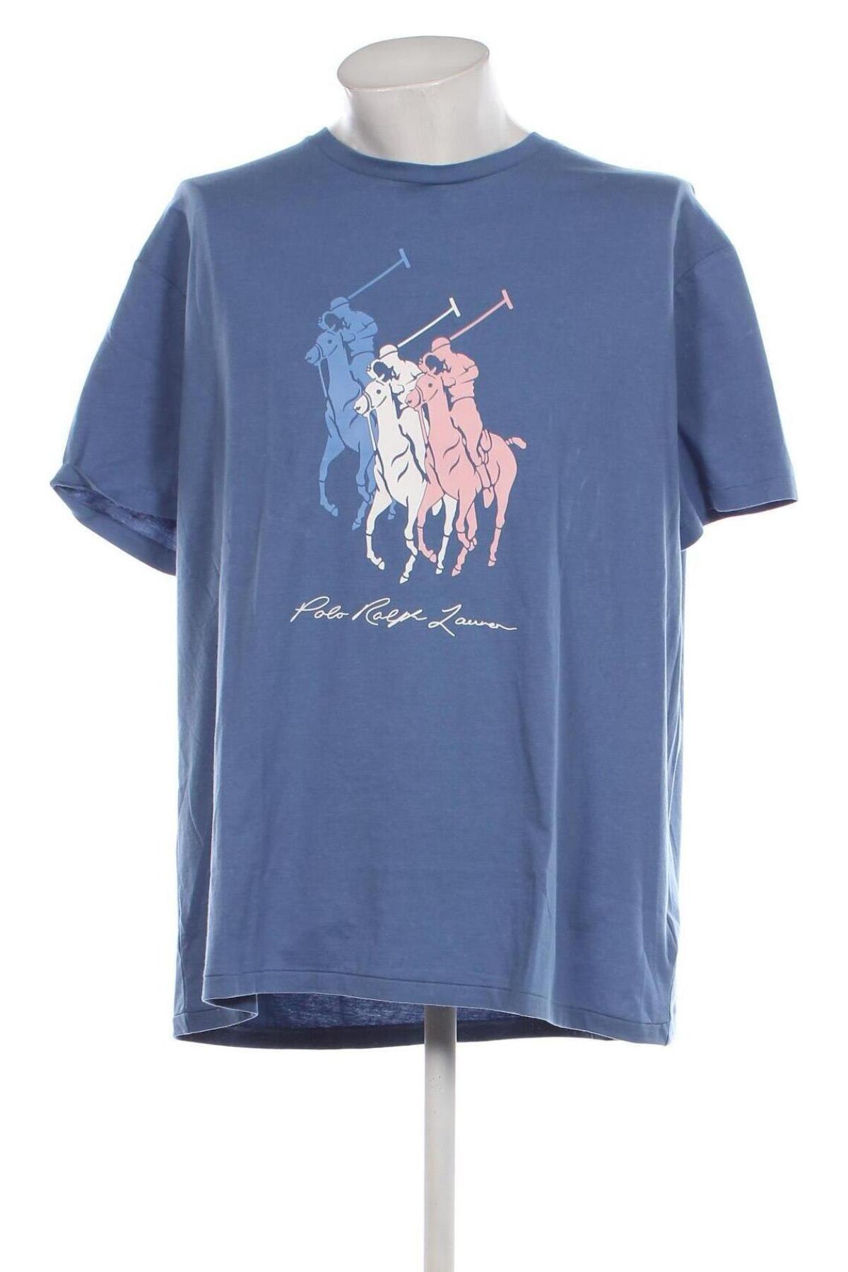 Мъжка тениска Polo By Ralph Lauren, Размер XL, Цвят Син, Цена 146,00 лв.