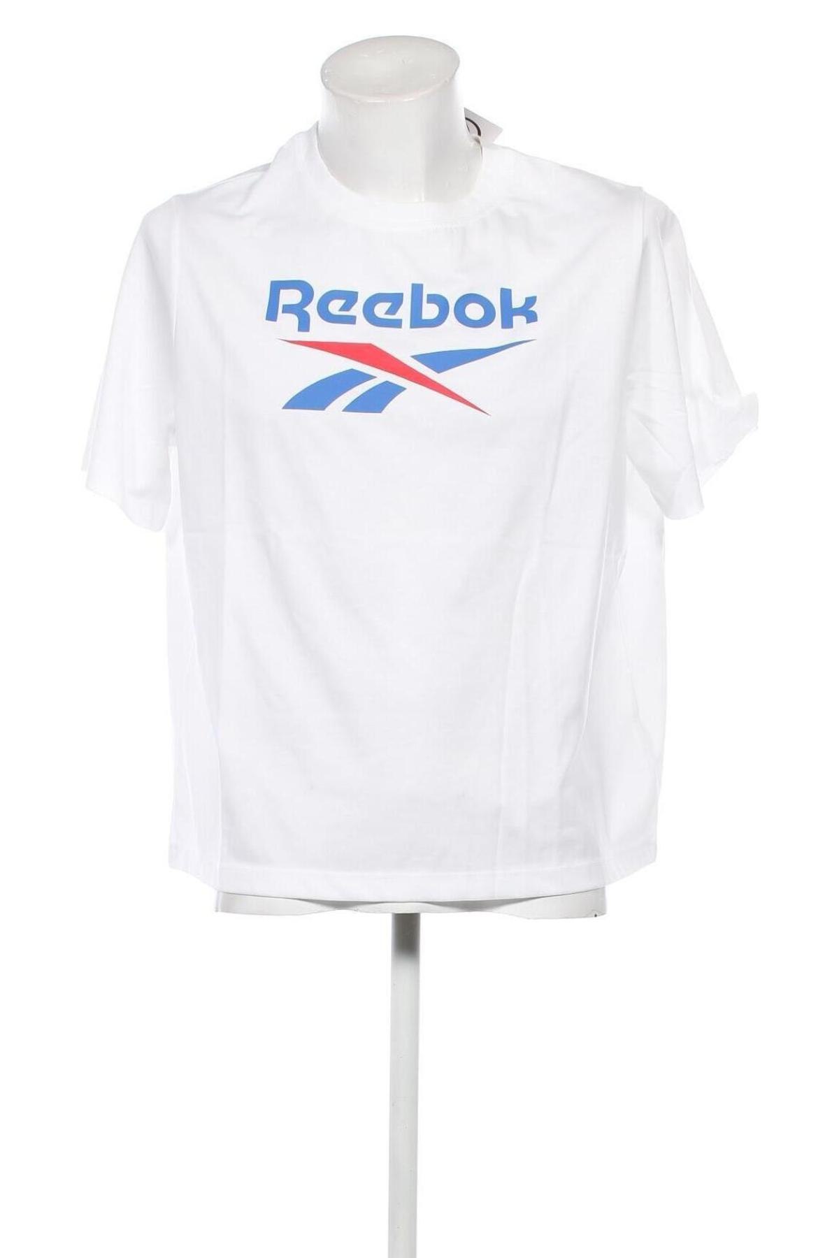 Męski T-shirt Reebok, Rozmiar XXL, Kolor Biały, Cena 165,26 zł