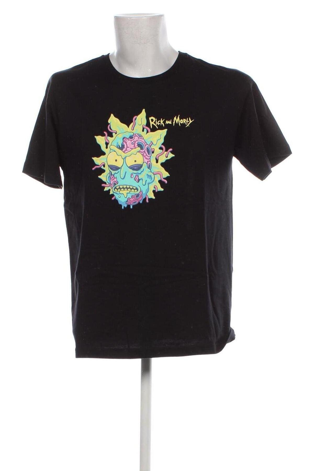 Herren T-Shirt Rick and Morty, Größe M, Farbe Schwarz, Preis 8,79 €