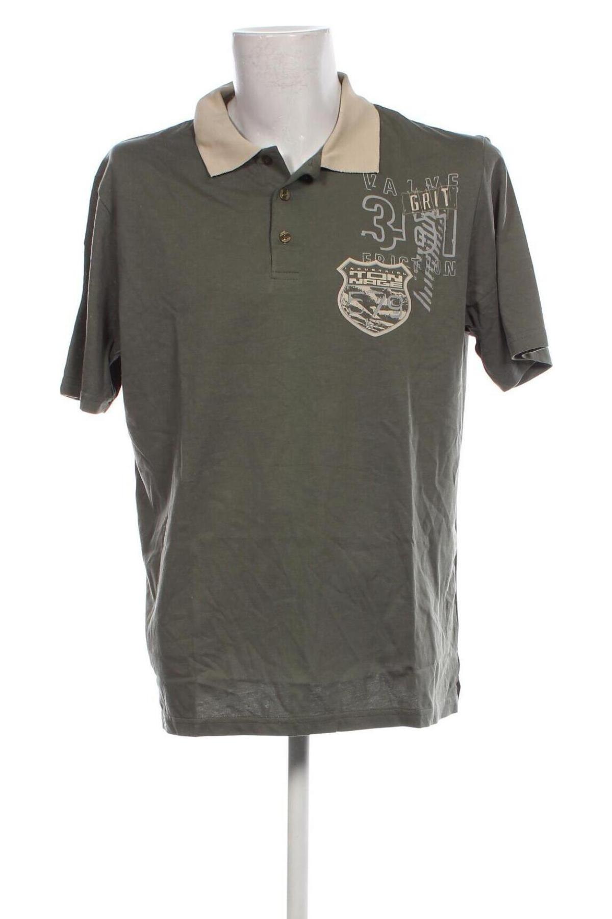 Мъжка тениска Roger Kent, Размер XL, Цвят Зелен, Цена 14,00 лв.
