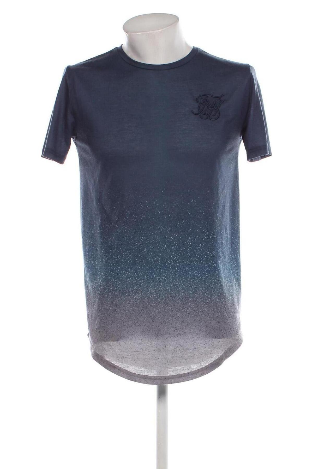 Herren T-Shirt SikSilk, Größe M, Farbe Blau, Preis 7,16 €