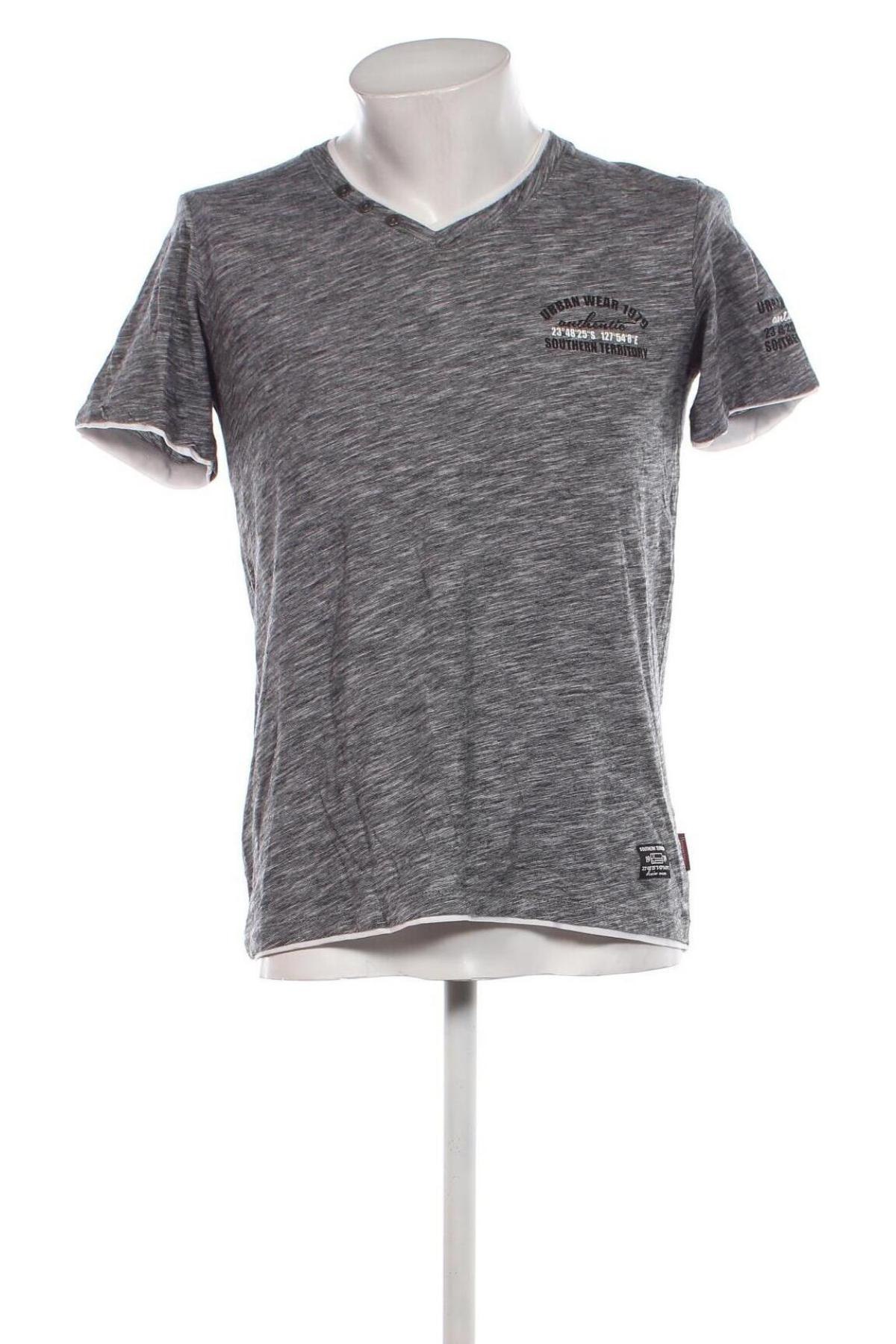 Herren T-Shirt Southern Territory, Größe M, Farbe Grau, Preis 8,00 €
