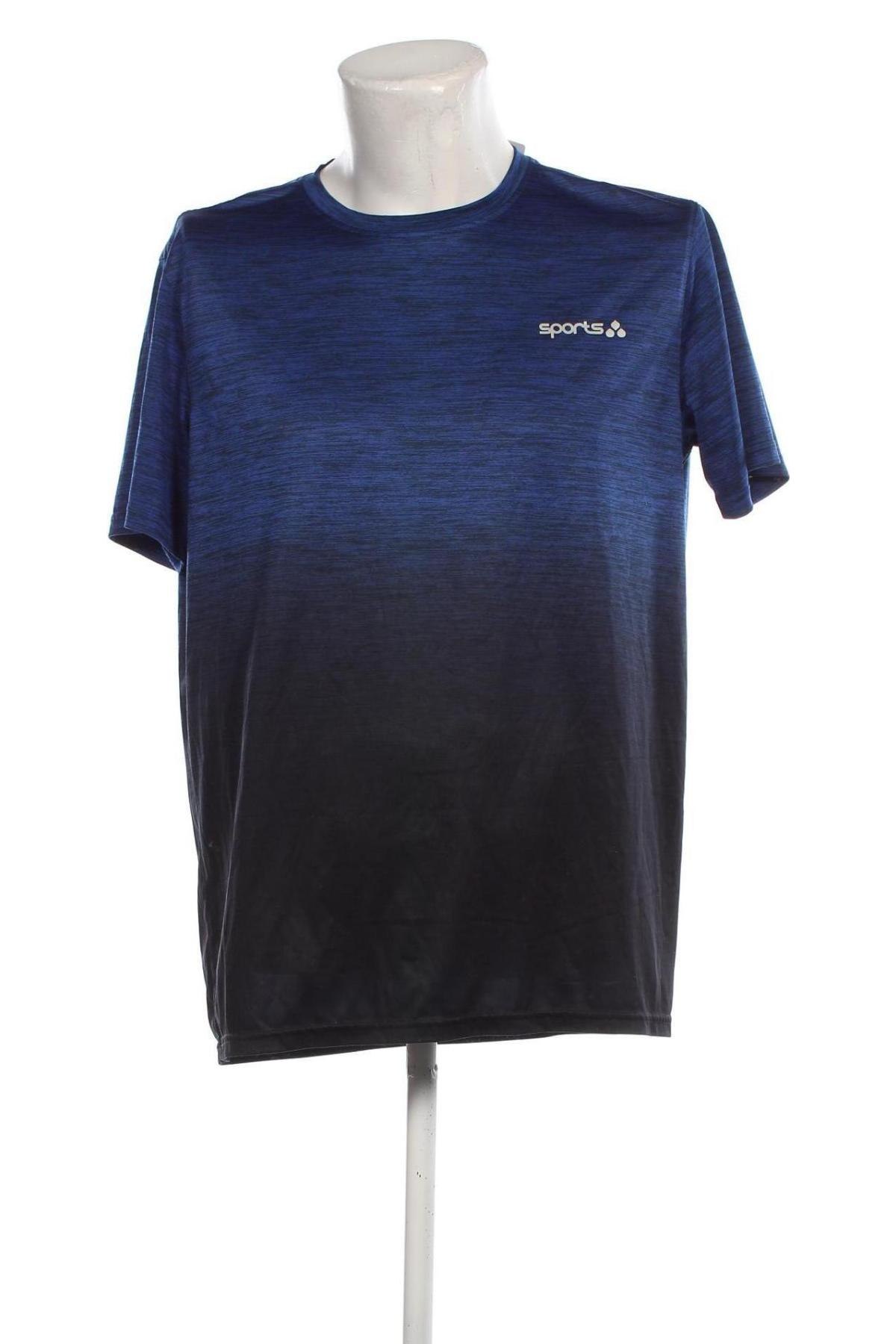Ανδρικό t-shirt Sports, Μέγεθος XL, Χρώμα Μπλέ, Τιμή 8,04 €