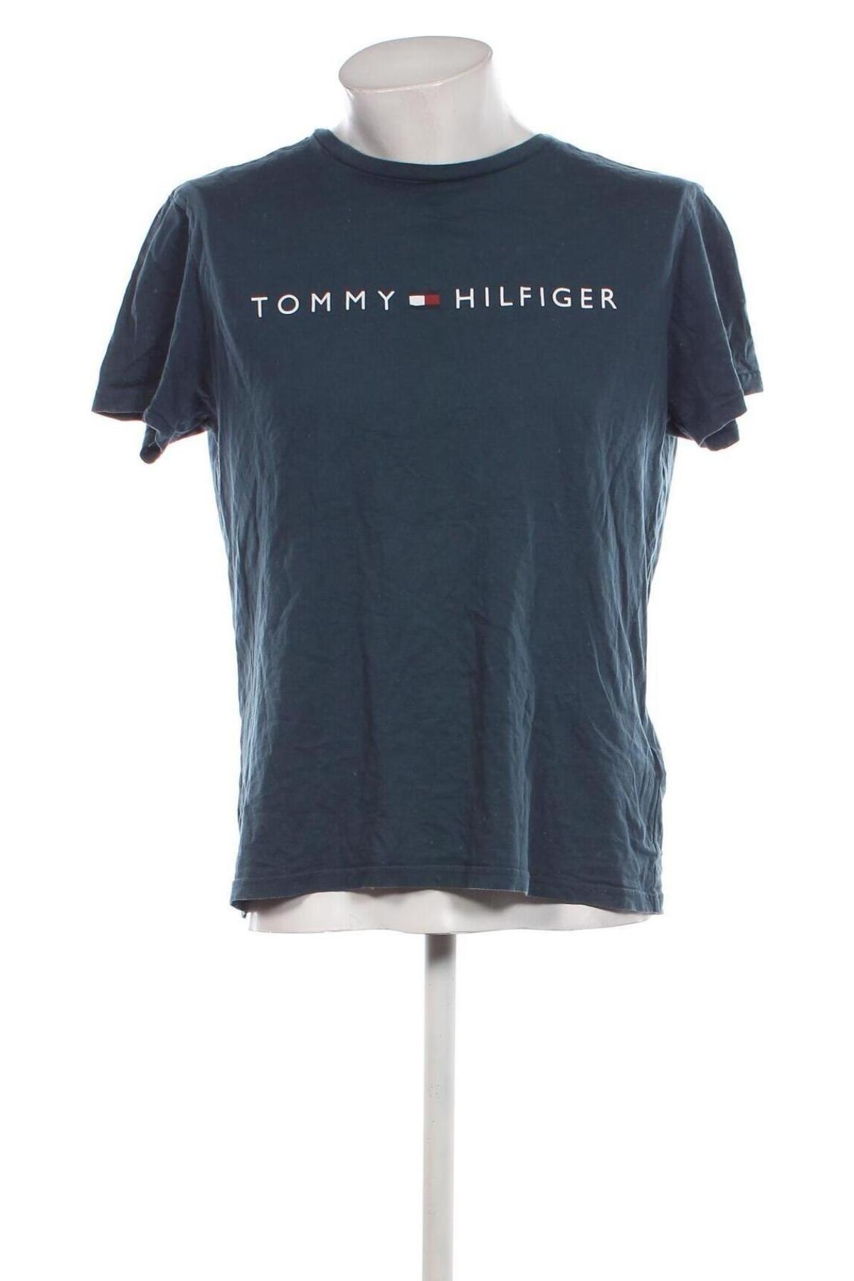 Ανδρικό t-shirt Tommy Hilfiger, Μέγεθος L, Χρώμα Μπλέ, Τιμή 21,03 €