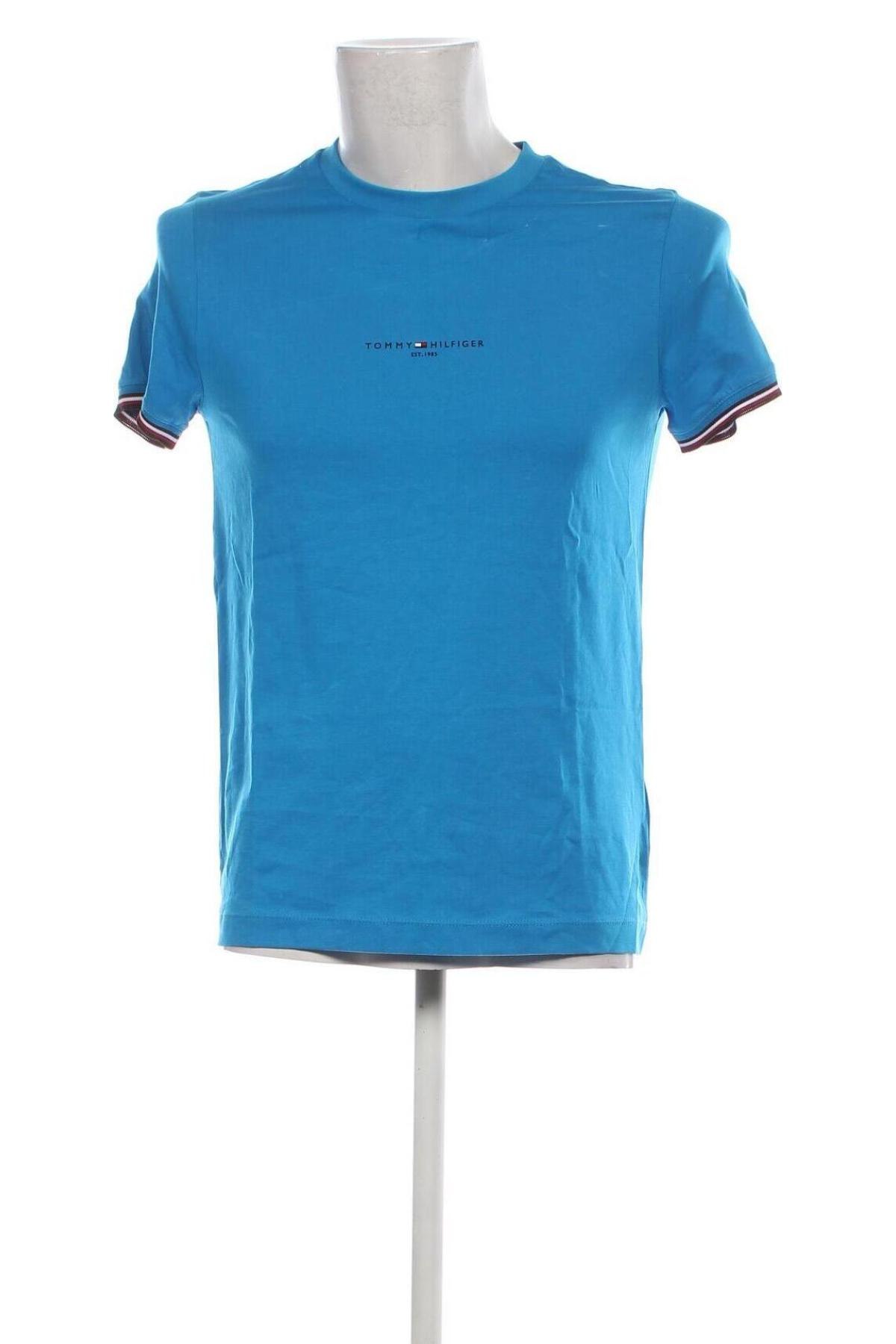 Herren T-Shirt Tommy Hilfiger, Größe S, Farbe Blau, Preis 37,71 €