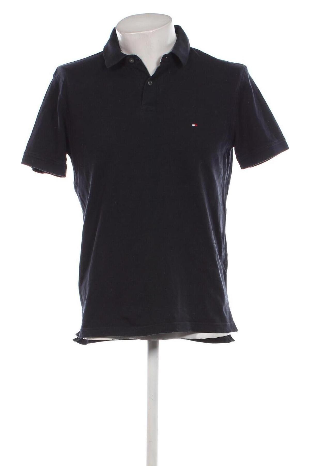 Мъжка тениска Tommy Hilfiger, Размер L, Цвят Син, Цена 66,47 лв.