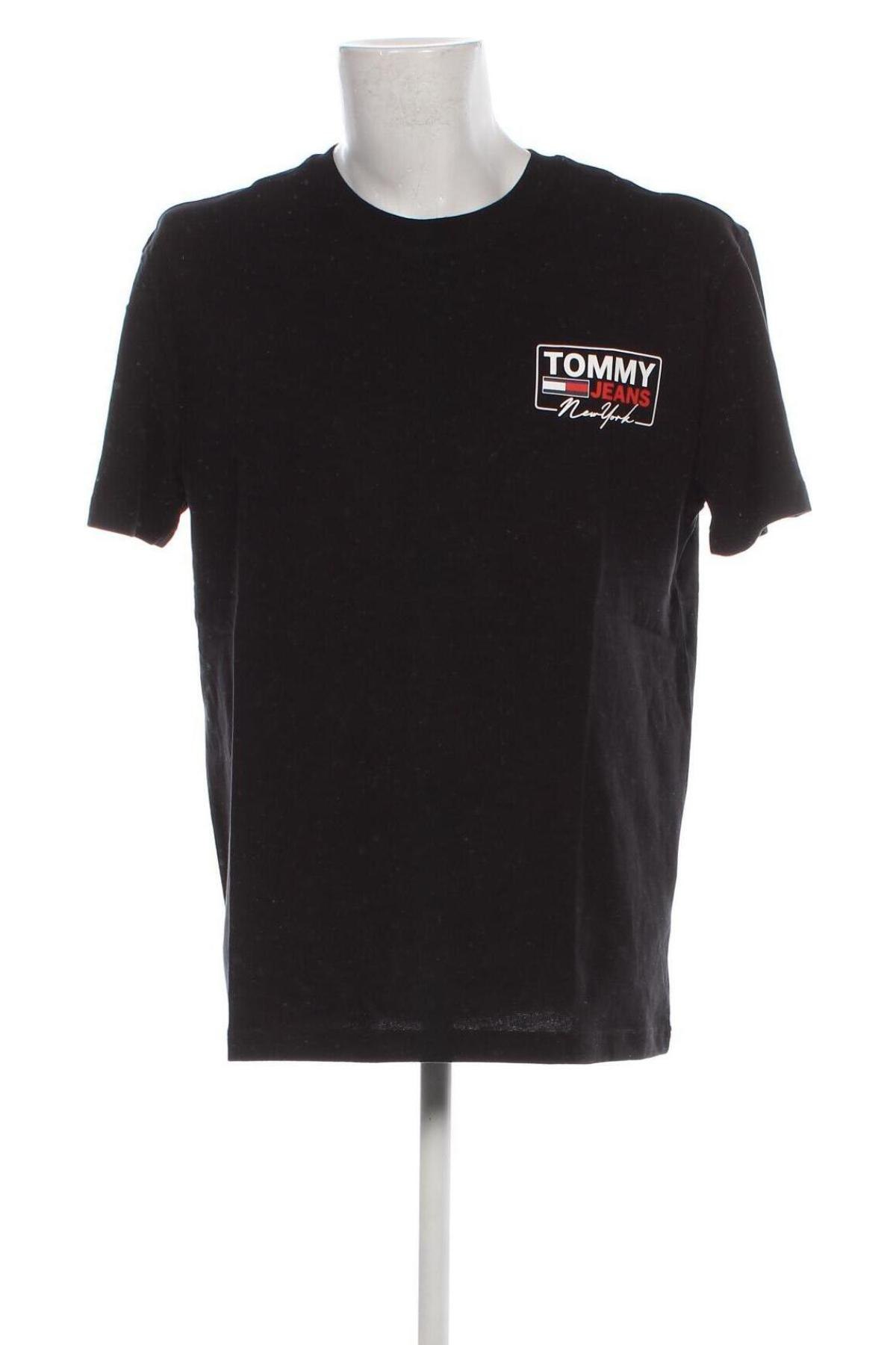 Męski T-shirt Tommy Jeans, Rozmiar XL, Kolor Czarny, Cena 194,98 zł