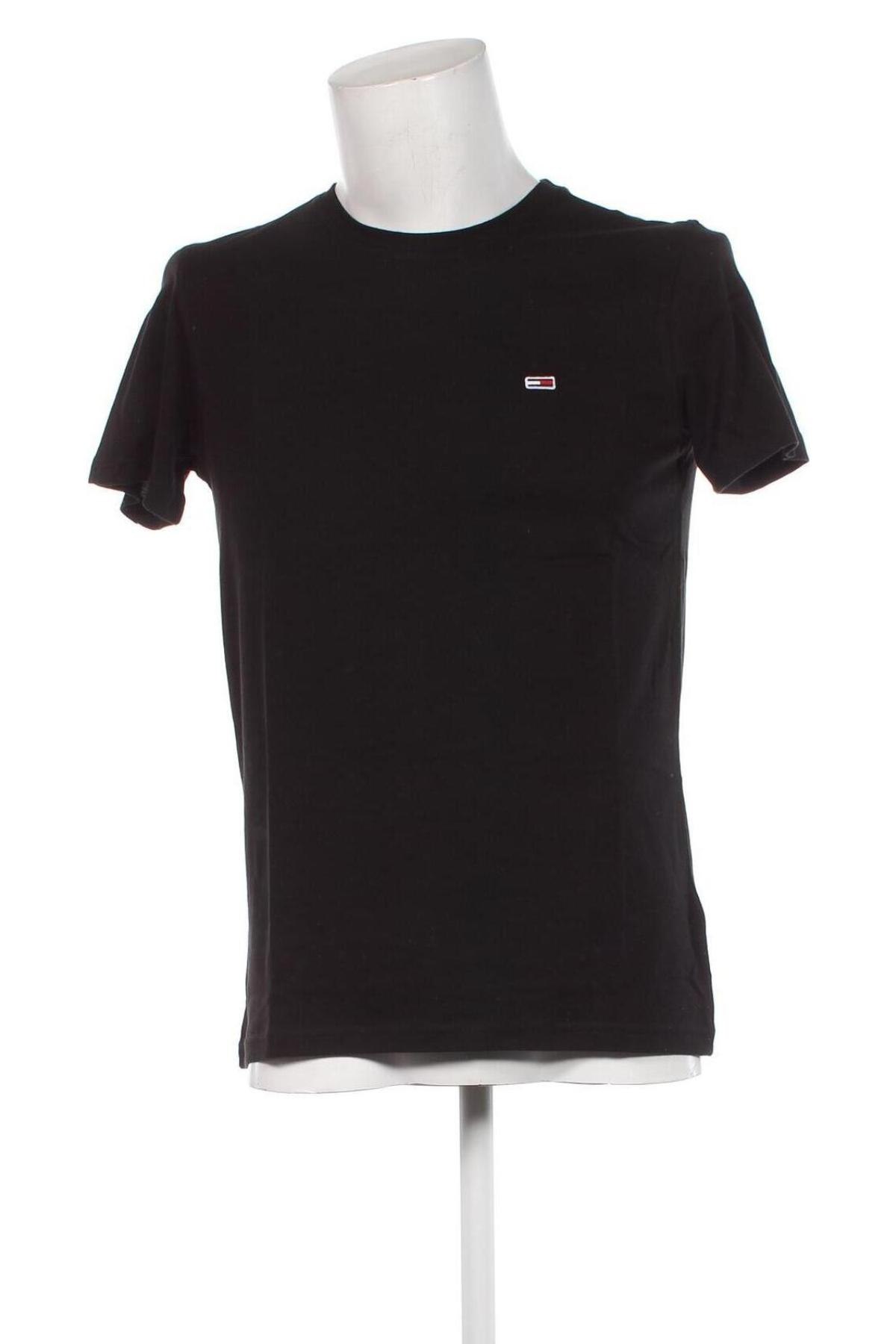 Herren T-Shirt Tommy Jeans, Größe M, Farbe Schwarz, Preis 39,69 €