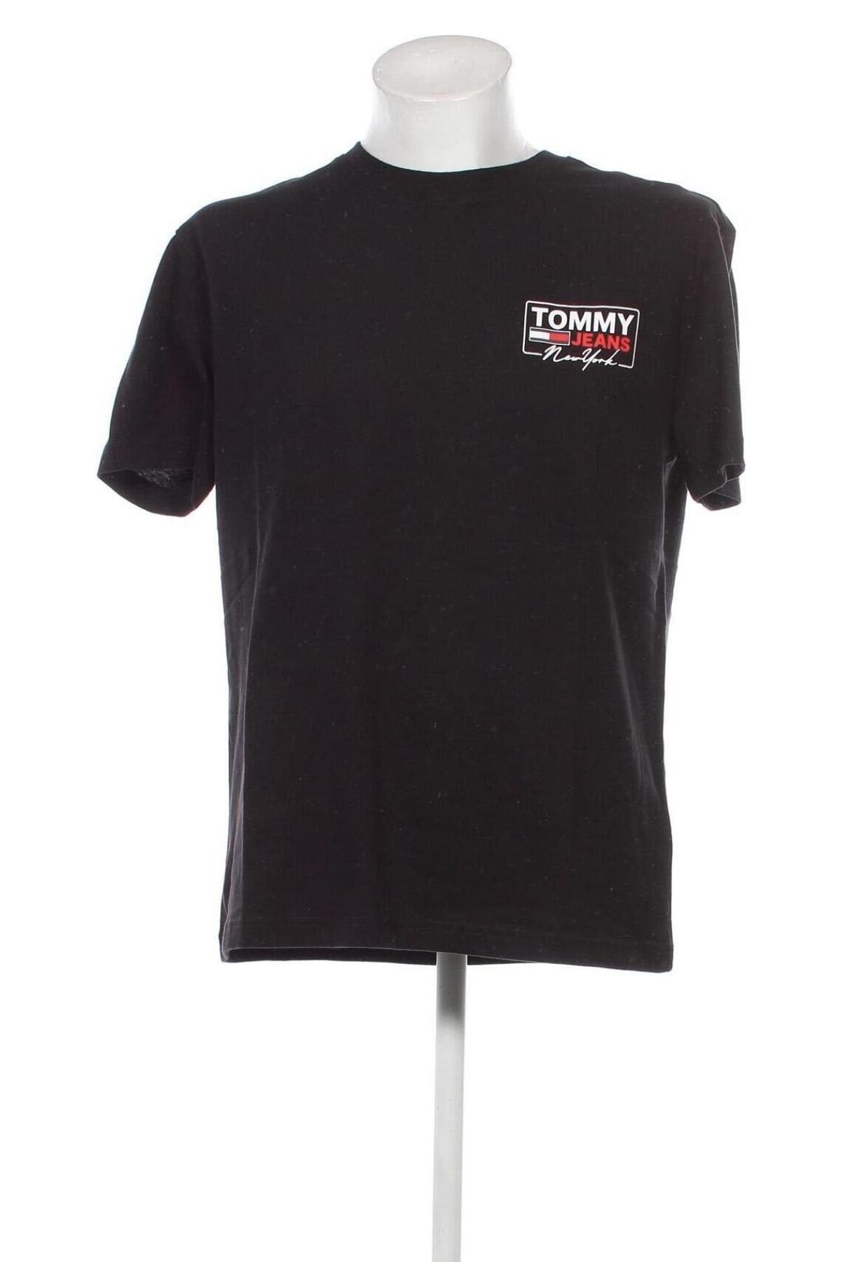 Herren T-Shirt Tommy Jeans, Größe L, Farbe Schwarz, Preis € 39,69