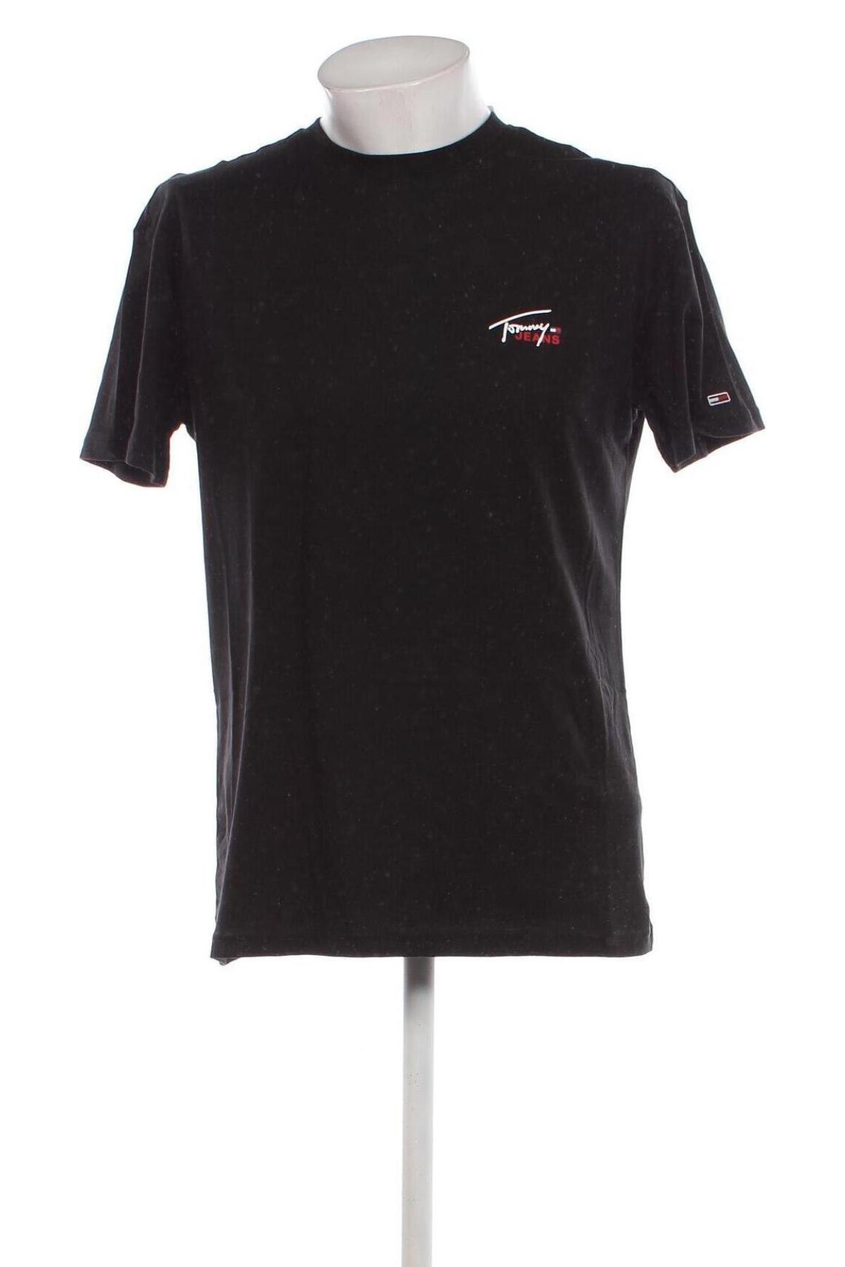 Ανδρικό t-shirt Tommy Jeans, Μέγεθος S, Χρώμα Μαύρο, Τιμή 37,71 €