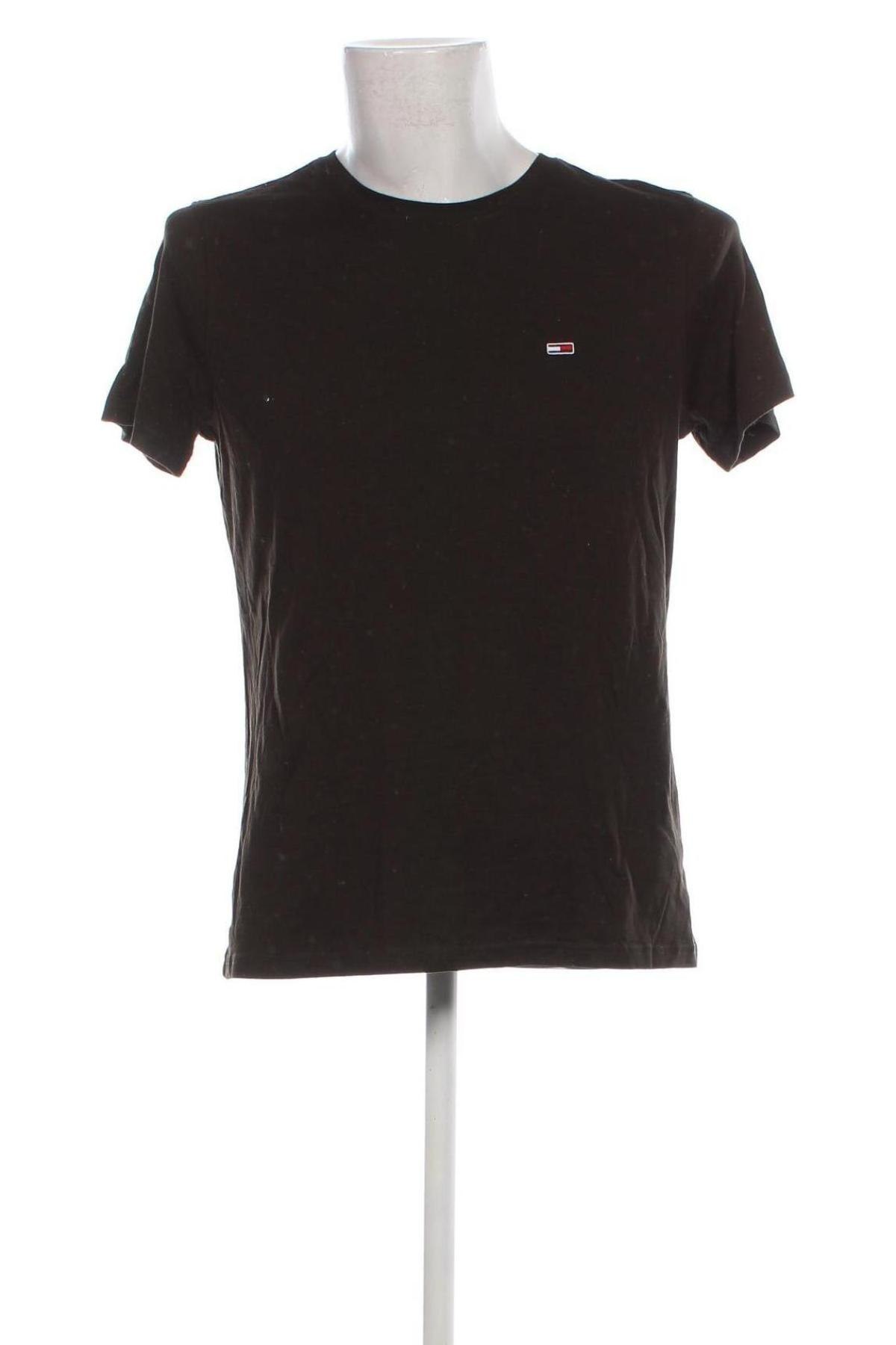 Herren T-Shirt Tommy Jeans, Größe L, Farbe Schwarz, Preis 39,69 €