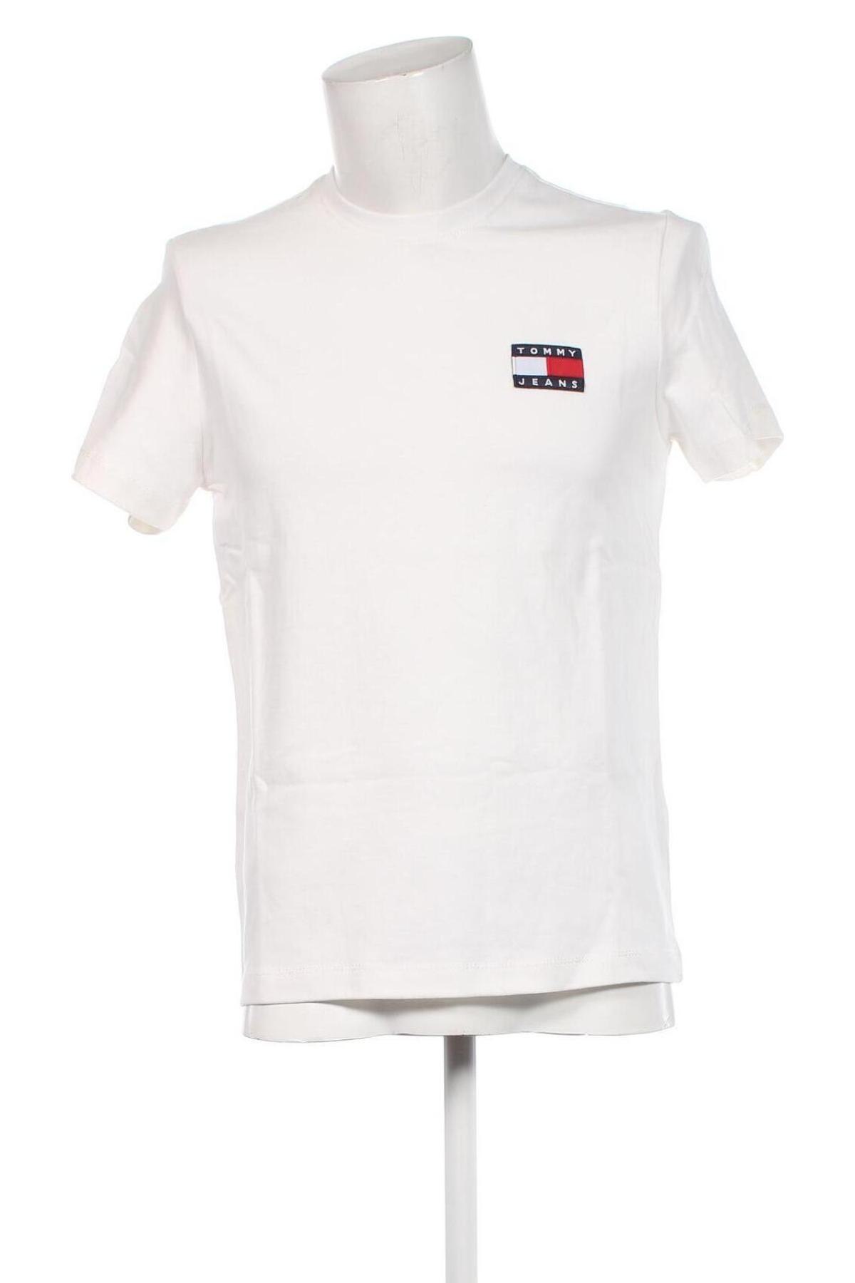 Ανδρικό t-shirt Tommy Jeans, Μέγεθος S, Χρώμα Λευκό, Τιμή 37,71 €