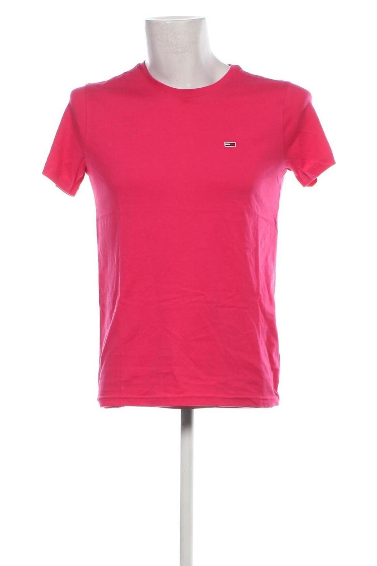 Herren T-Shirt Tommy Jeans, Größe M, Farbe Rosa, Preis € 39,69