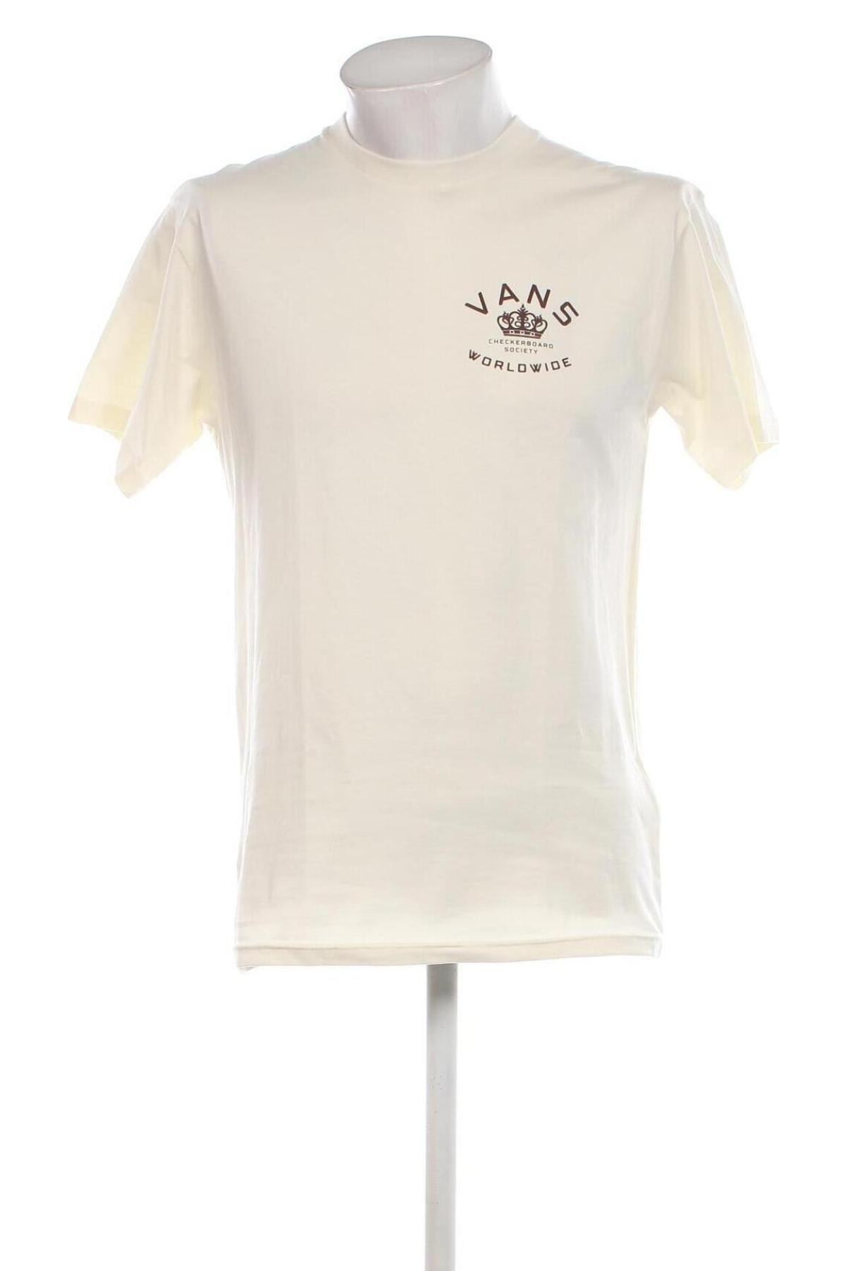 Ανδρικό t-shirt Vans, Μέγεθος M, Χρώμα Εκρού, Τιμή 22,68 €