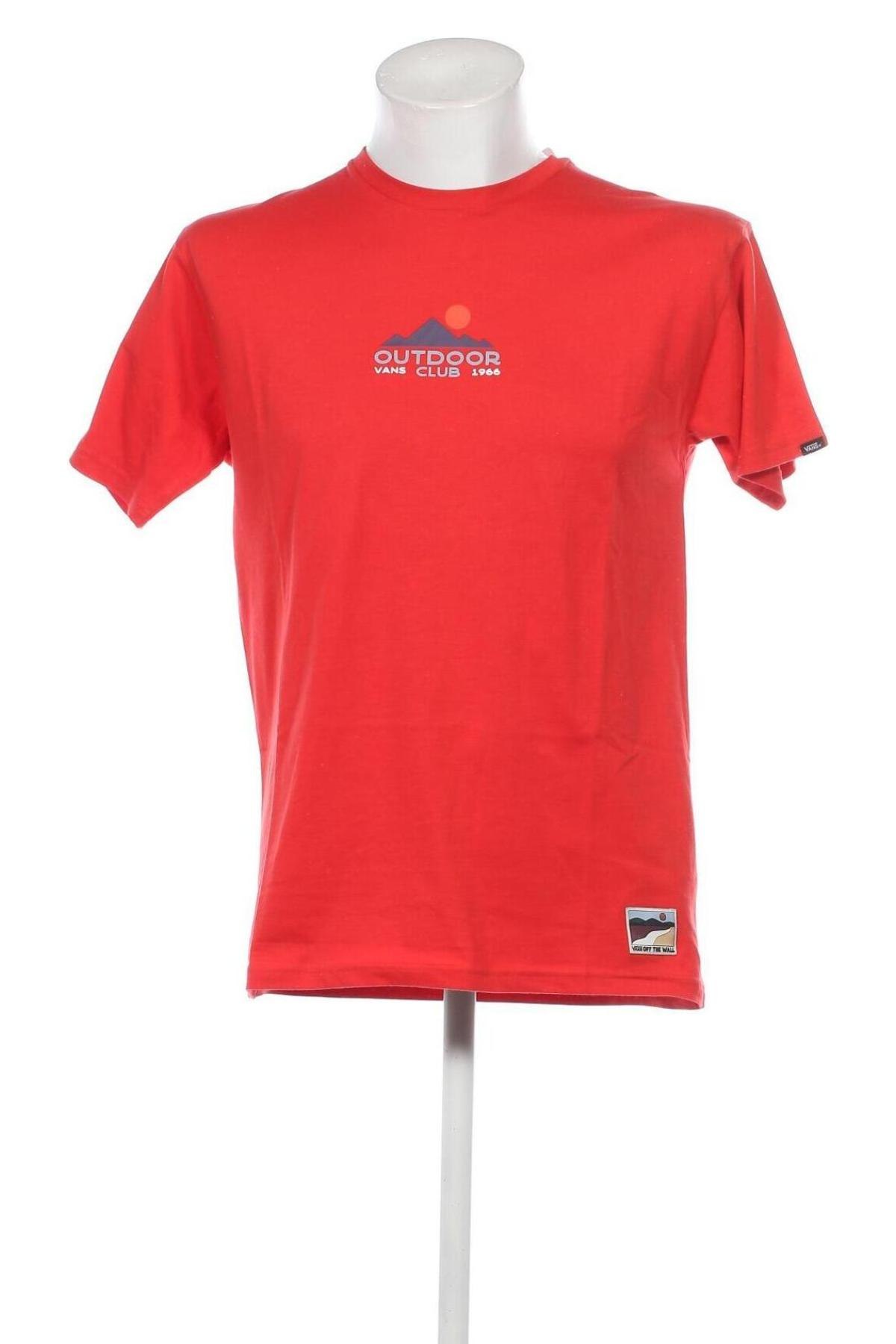 Herren T-Shirt Vans, Größe M, Farbe Rot, Preis € 22,68