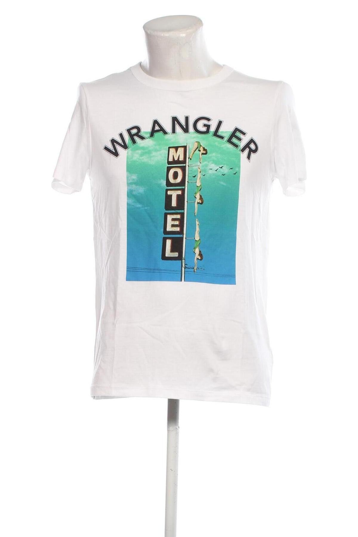 Ανδρικό t-shirt Wrangler, Μέγεθος S, Χρώμα Λευκό, Τιμή 28,87 €