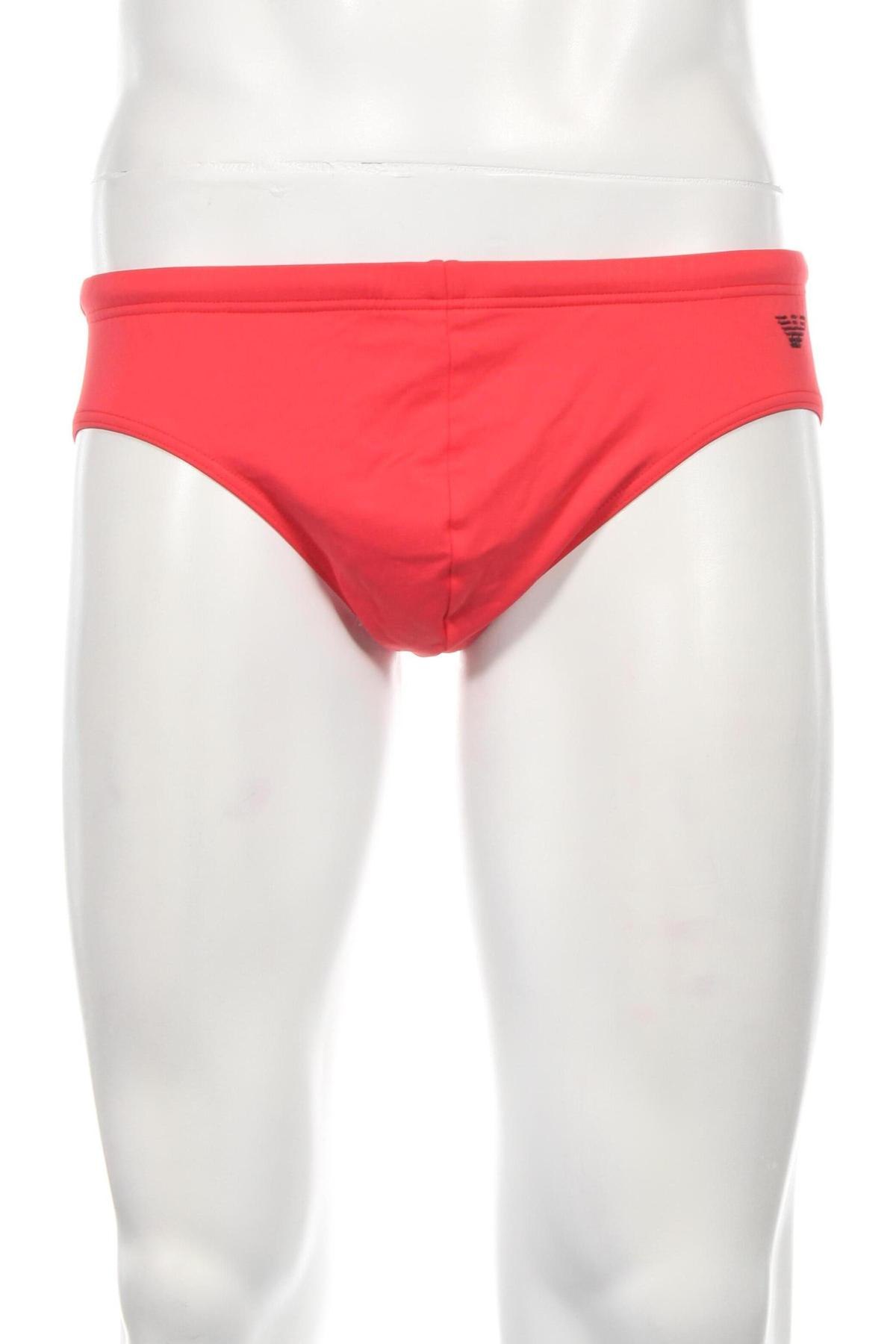 Мъжки бански Emporio Armani Swimwear, Размер L, Цвят Червен, Цена 116,10 лв.