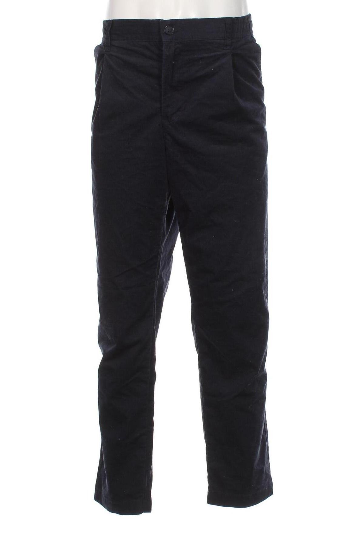 Pantaloni raiați de bărbați C&A, Mărime XL, Culoare Albastru, Preț 52,46 Lei
