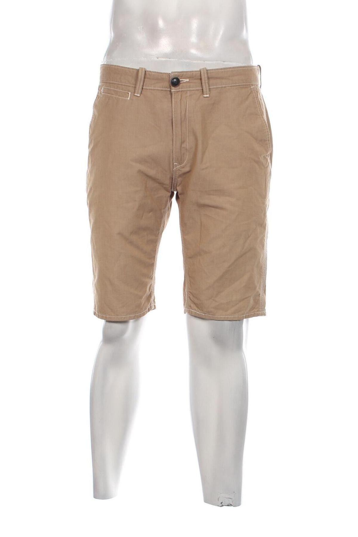 Мъжки къс панталон, Размер L, Цвят Бежов, Цена 15,00 лв.