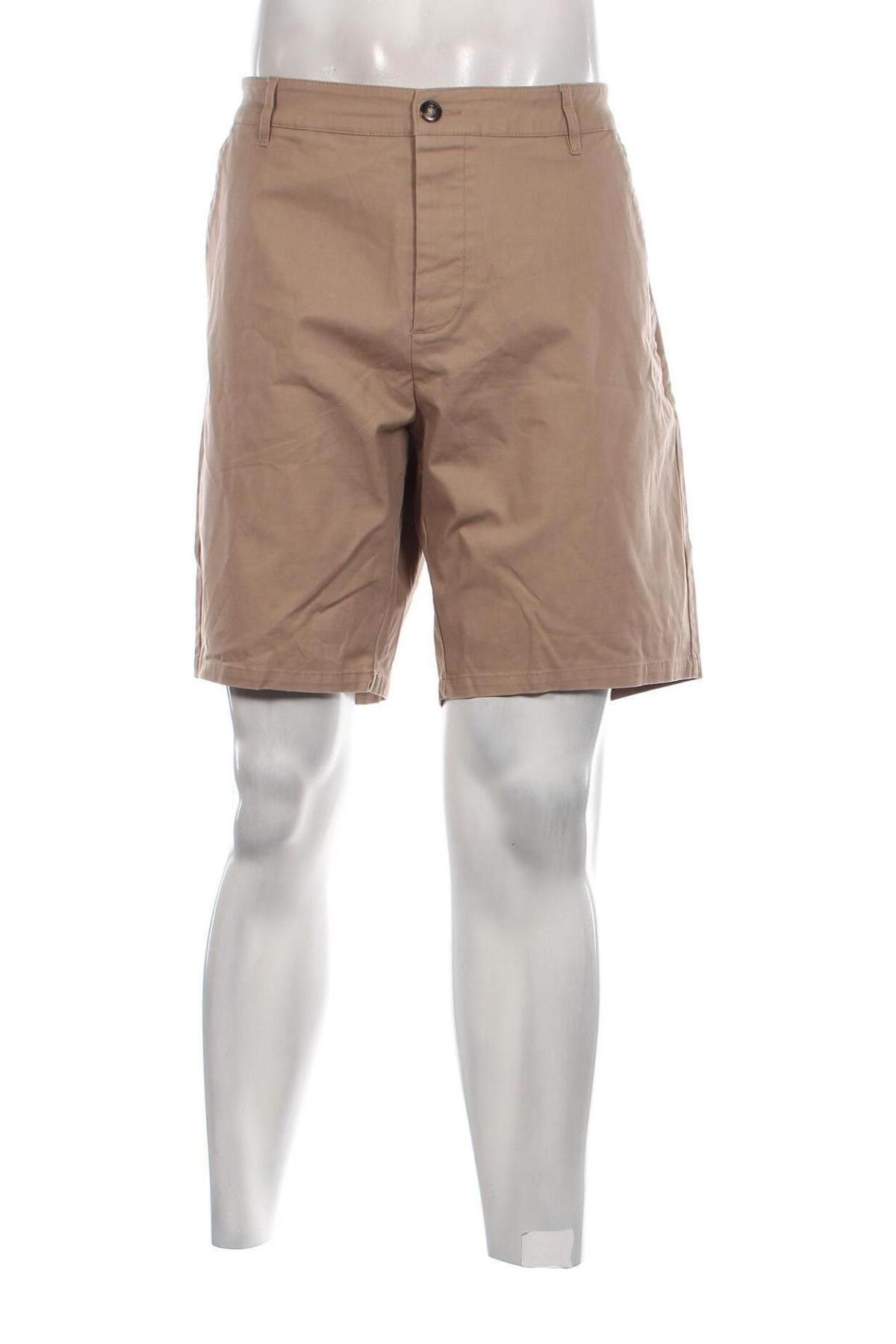 Ανδρικό κοντό παντελόνι ASOS, Μέγεθος XL, Χρώμα  Μπέζ, Τιμή 15,87 €