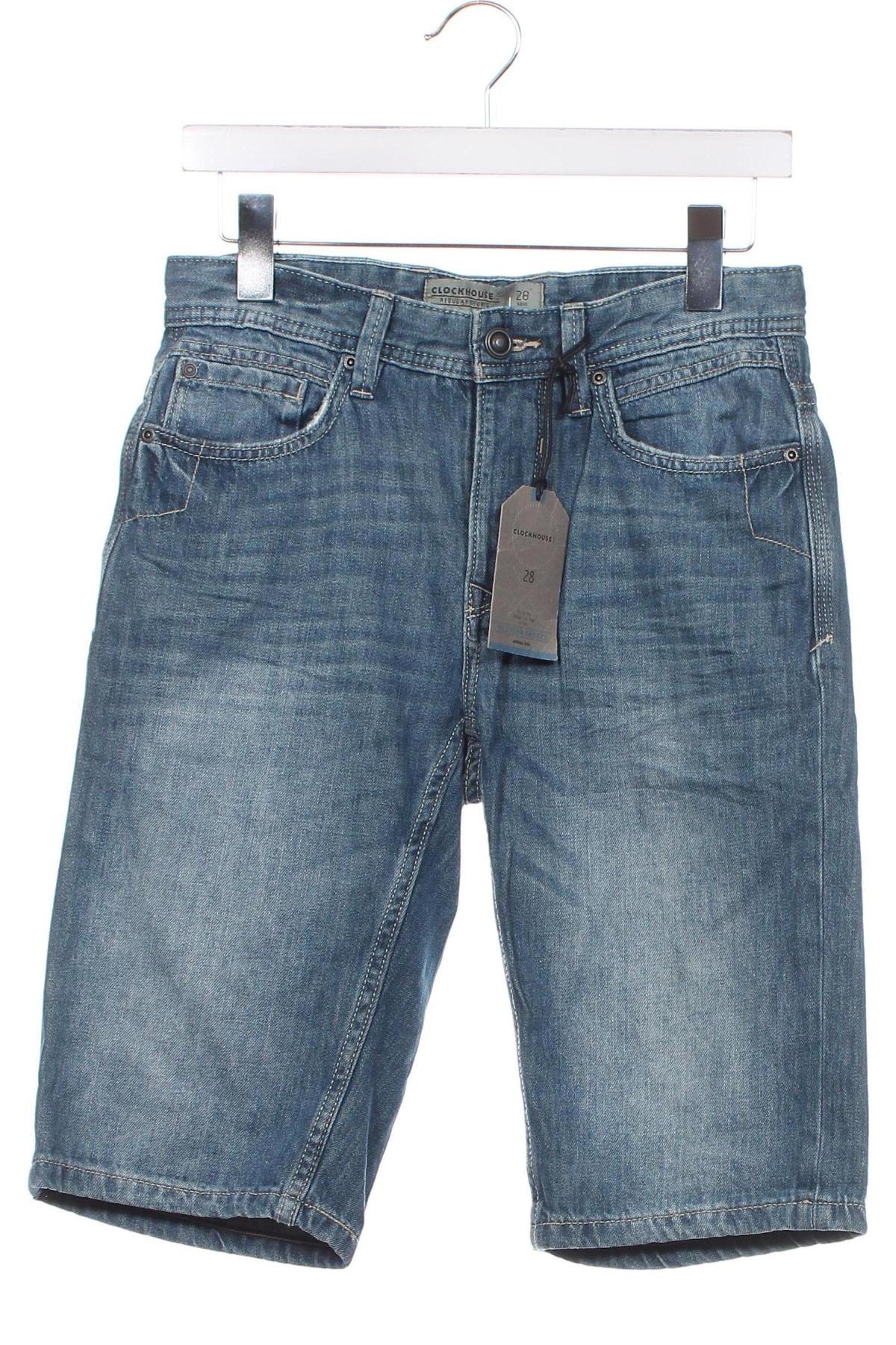Pantaloni scurți de bărbați Clockhouse, Mărime S, Culoare Albastru, Preț 65,83 Lei