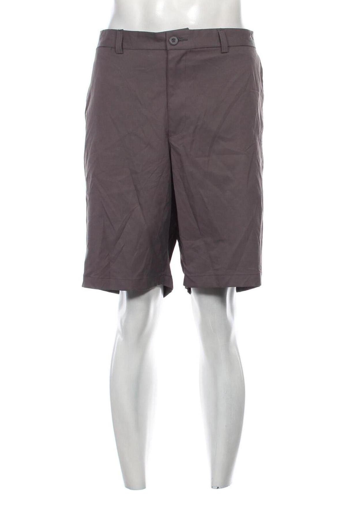 Ανδρικό κοντό παντελόνι George, Μέγεθος XXL, Χρώμα Γκρί, Τιμή 10,82 €
