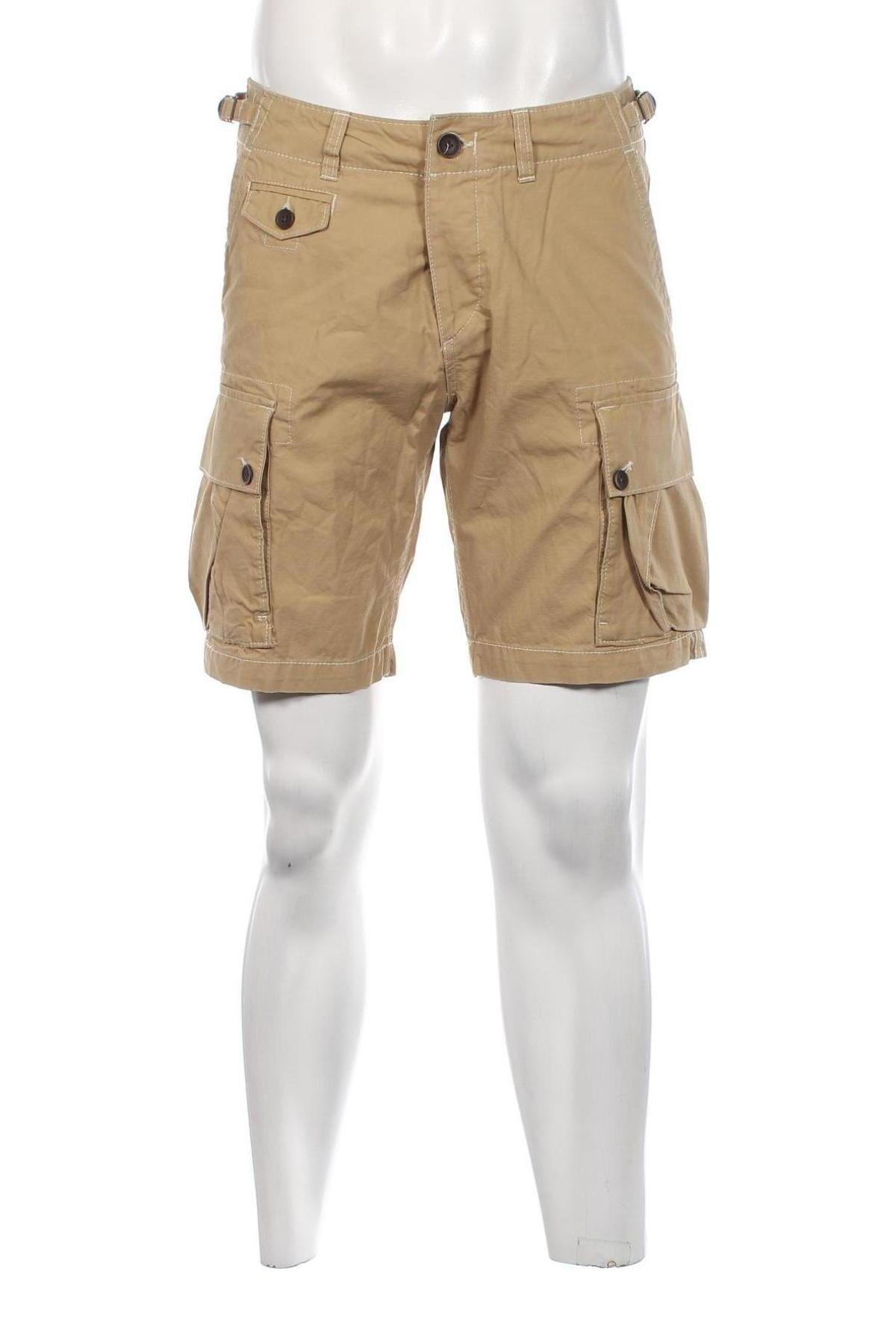 Ανδρικό κοντό παντελόνι H&M L.O.G.G., Μέγεθος M, Χρώμα  Μπέζ, Τιμή 14,69 €