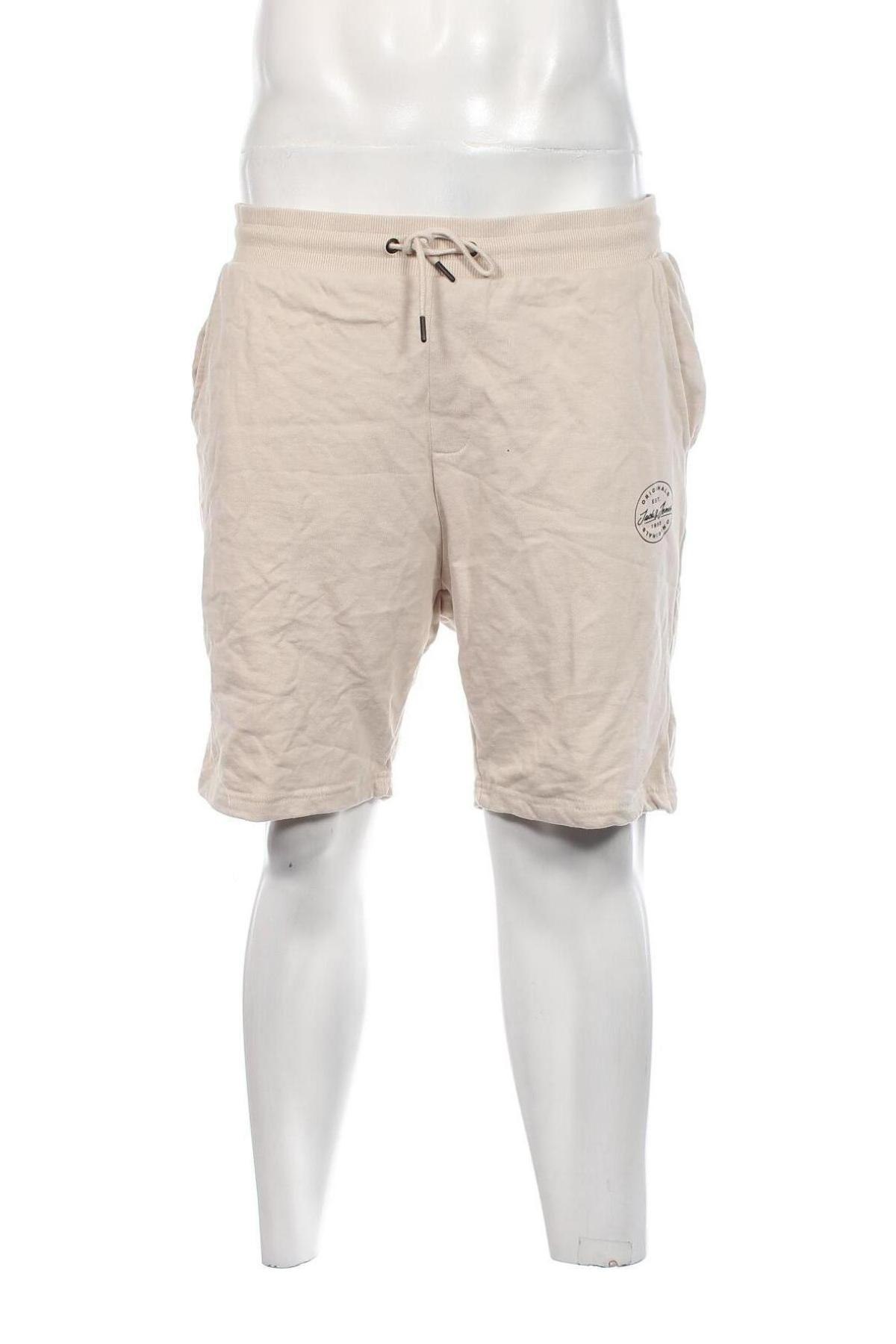 Pantaloni scurți de bărbați Jack & Jones, Mărime XL, Culoare Bej, Preț 106,25 Lei