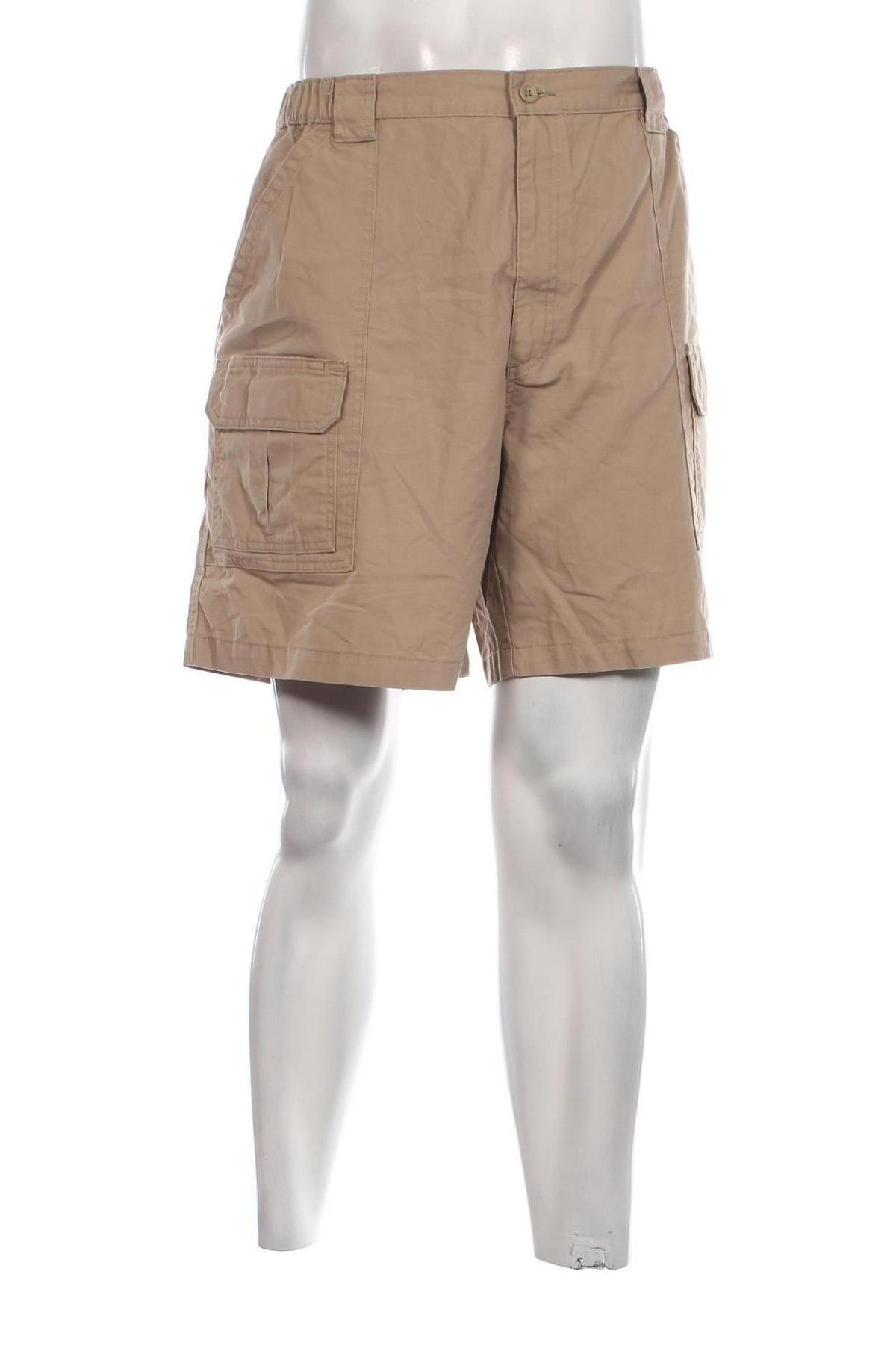 Ανδρικό κοντό παντελόνι Savane, Μέγεθος XXL, Χρώμα  Μπέζ, Τιμή 15,46 €