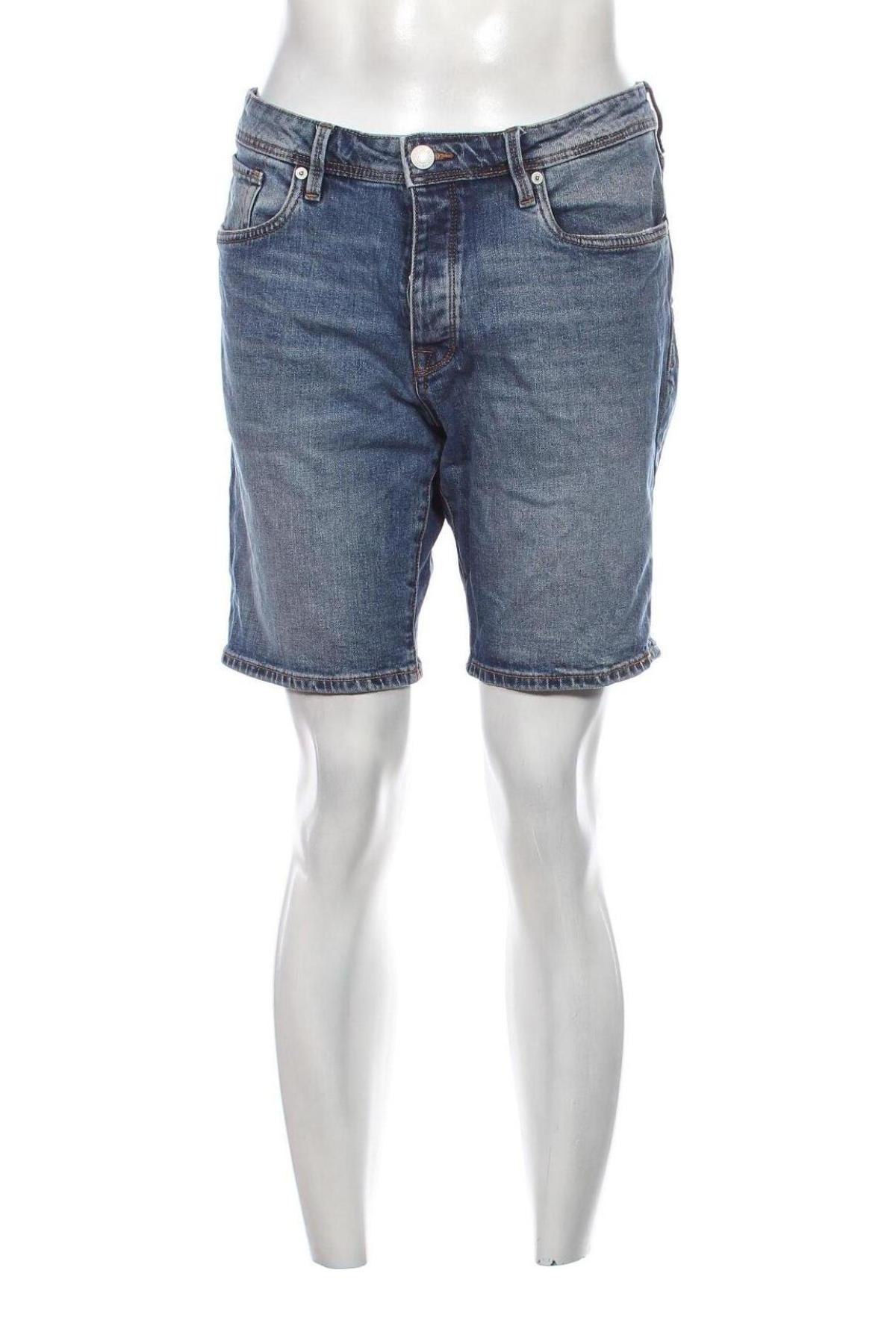 Мъжки къс панталон Selected Homme, Размер L, Цвят Син, Цена 34,00 лв.