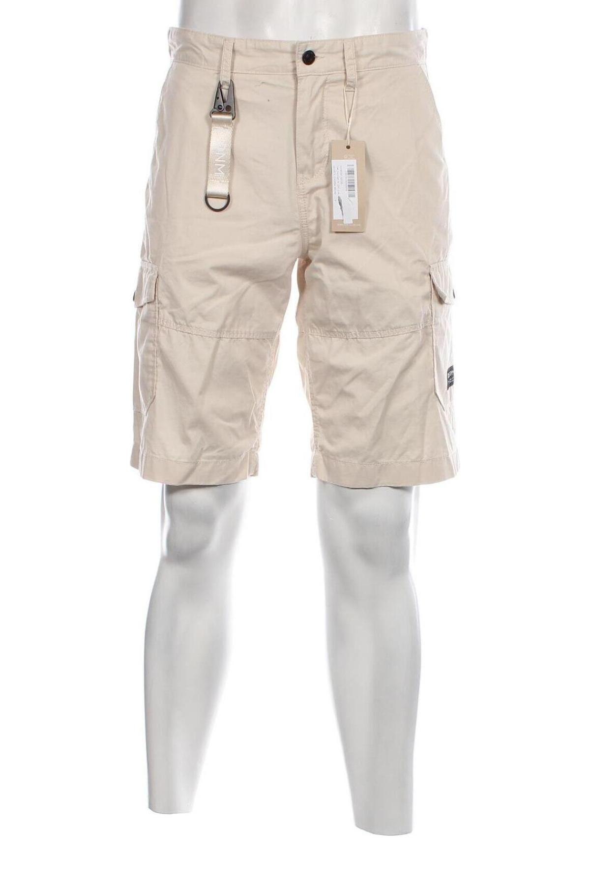 Ανδρικό κοντό παντελόνι Tom Tailor, Μέγεθος S, Χρώμα Εκρού, Τιμή 31,96 €