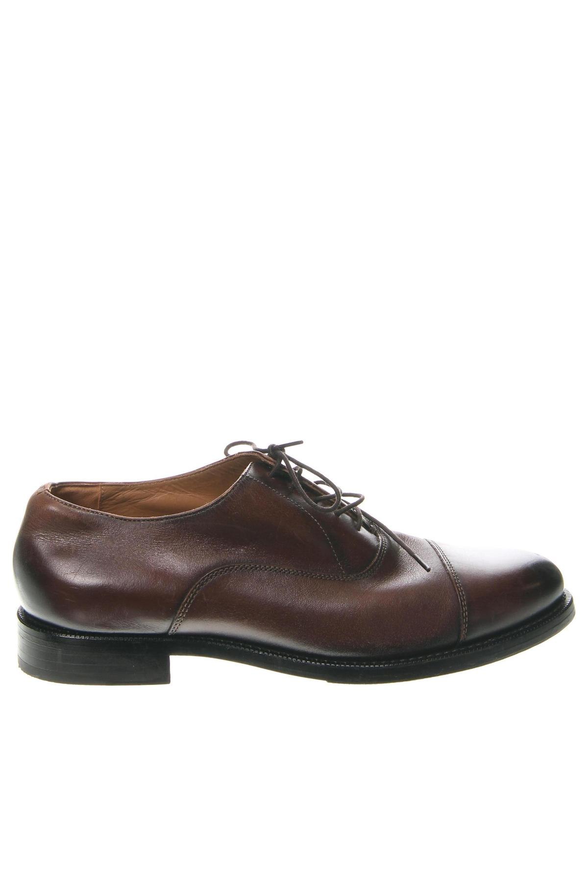 Мъжки обувки Zara, Размер 44, Цвят Кафяв, Цена 93,00 лв.