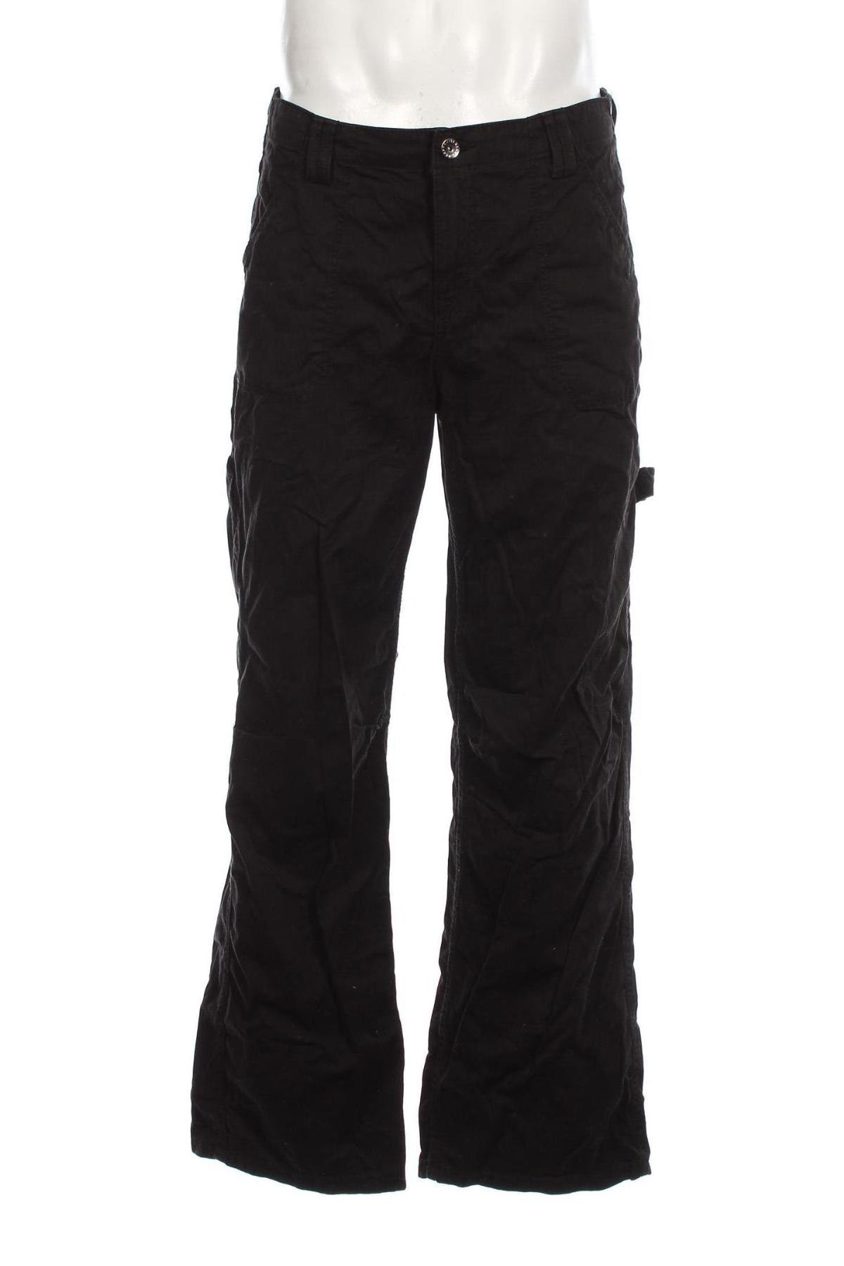 Ανδρικό παντελόνι Bershka, Μέγεθος M, Χρώμα Μαύρο, Τιμή 7,18 €