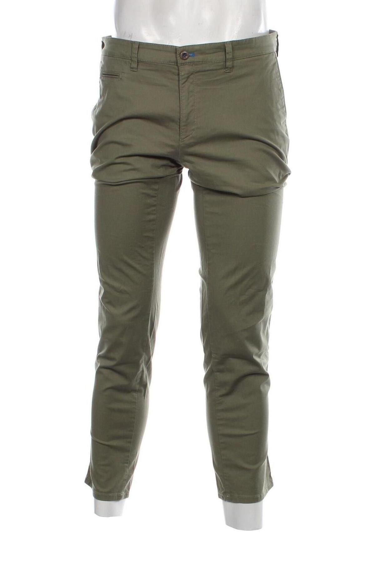 Pantaloni de bărbați Brax, Mărime M, Culoare Verde, Preț 122,37 Lei