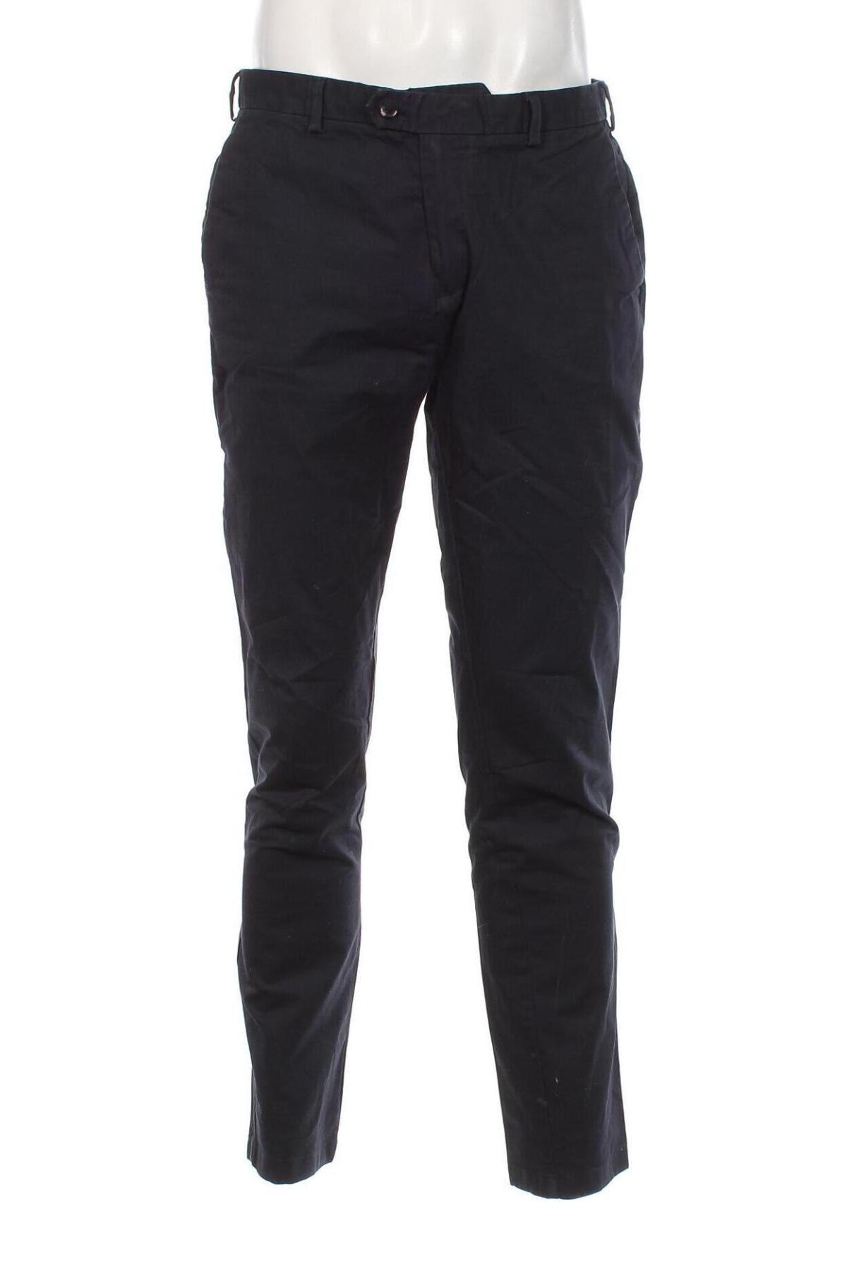 Pantaloni de bărbați Burton of London, Mărime L, Culoare Albastru, Preț 53,95 Lei