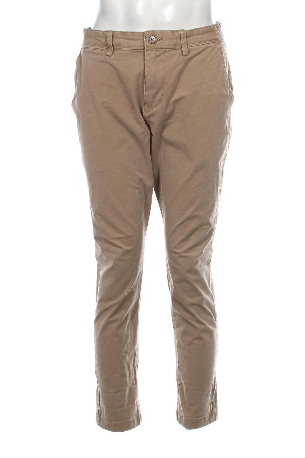 Ανδρικό παντελόνι C&A, Μέγεθος L, Χρώμα  Μπέζ, Τιμή 8,07 €