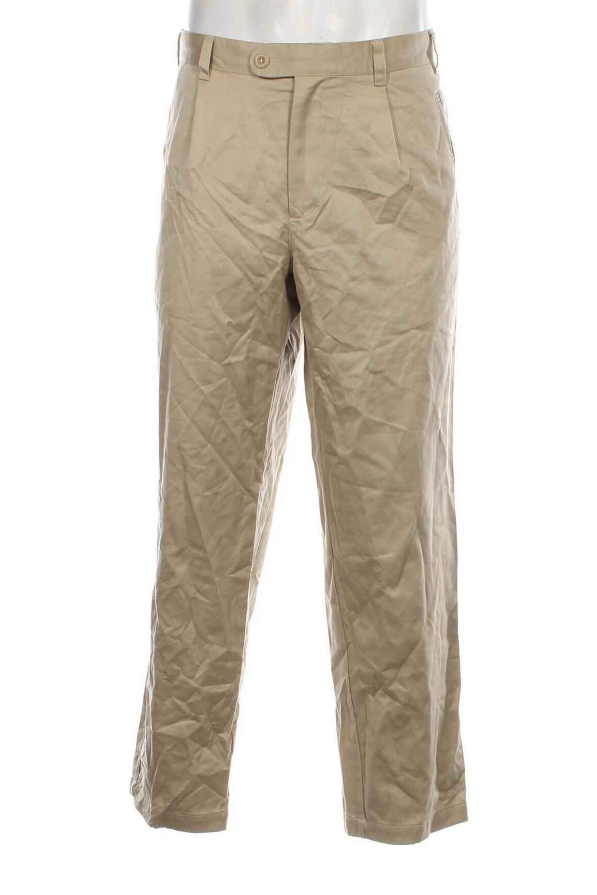 Pantaloni de bărbați Canda, Mărime L, Culoare Bej, Preț 60,53 Lei