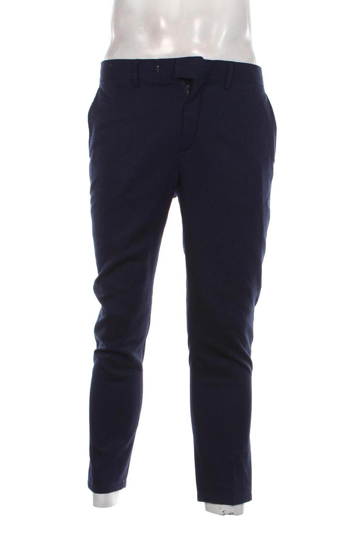 Pantaloni de bărbați H&M, Mărime L, Culoare Albastru, Preț 42,18 Lei