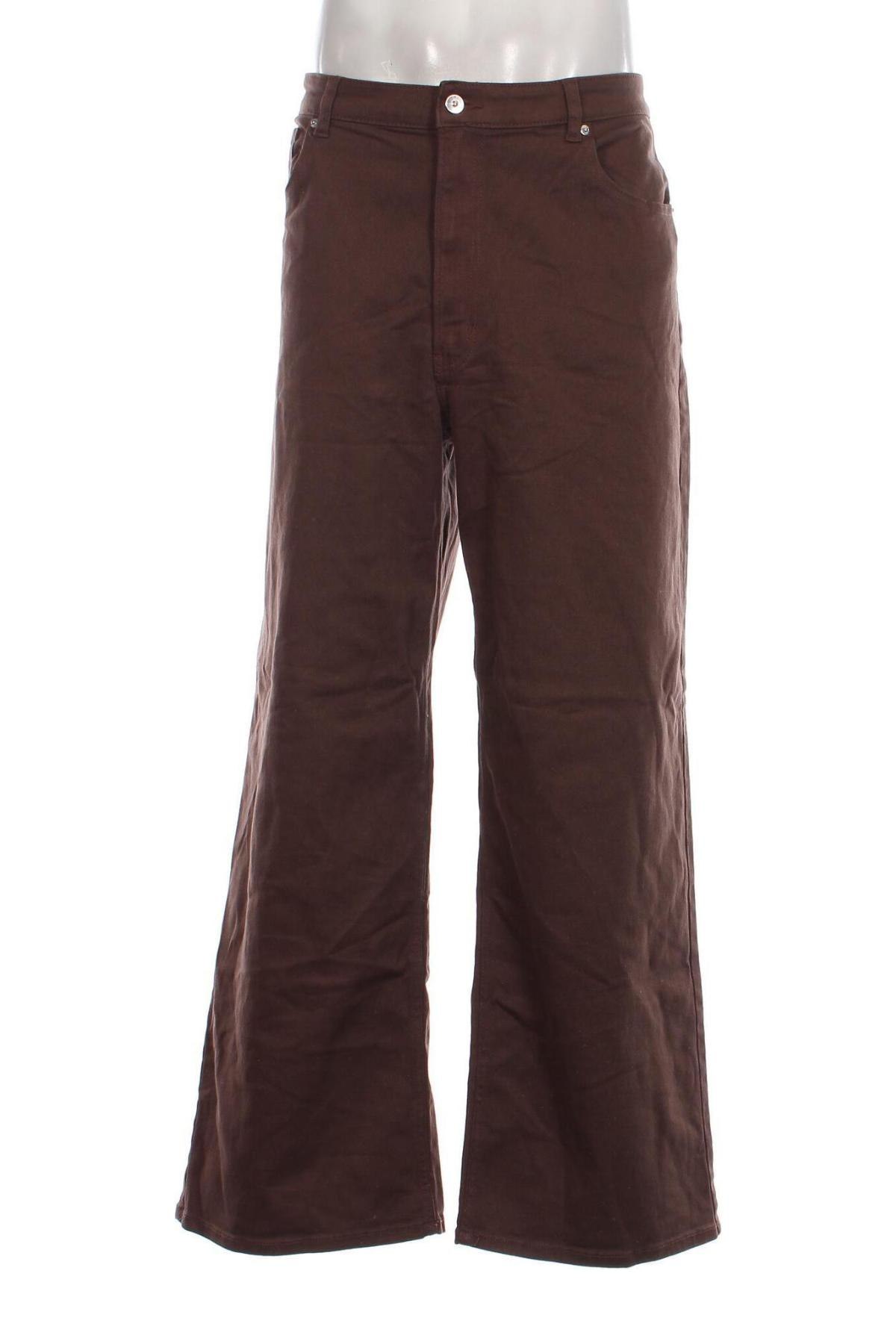Мъжки панталон H&M Divided, Размер XL, Цвят Кафяв, Цена 23,00 лв.