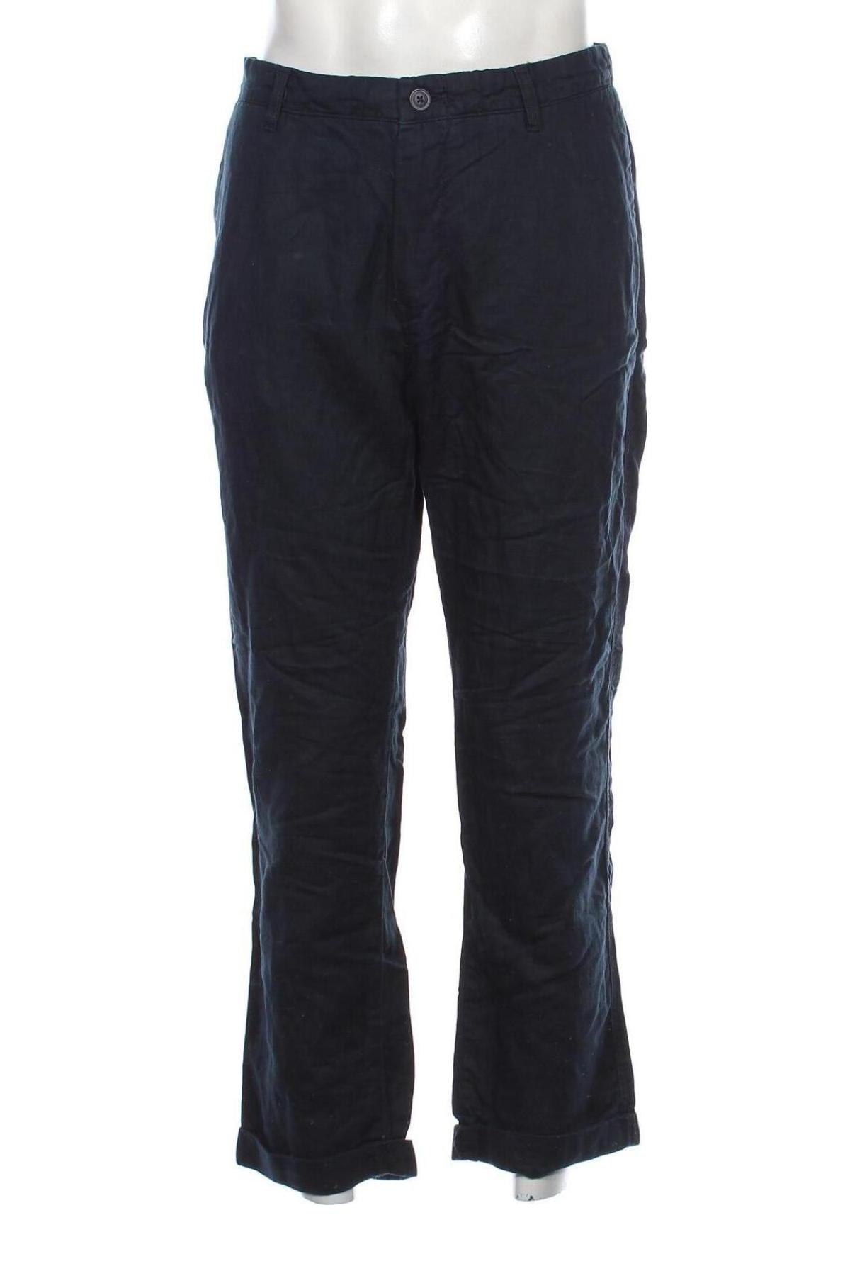 Мъжки панталон H&M L.O.G.G., Размер M, Цвят Син, Цена 11,60 лв.