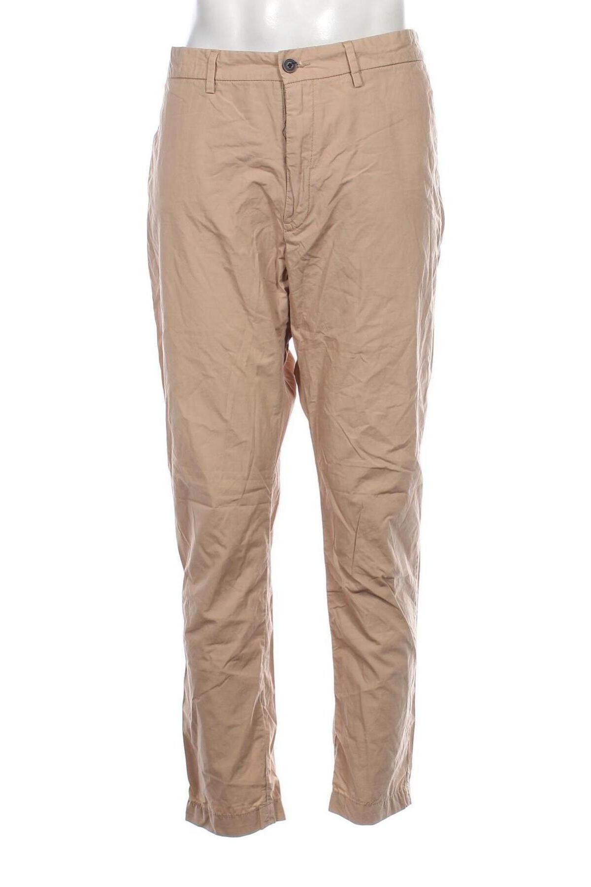 Pánské kalhoty  H&M L.O.G.G., Velikost L, Barva Béžová, Cena  185,00 Kč