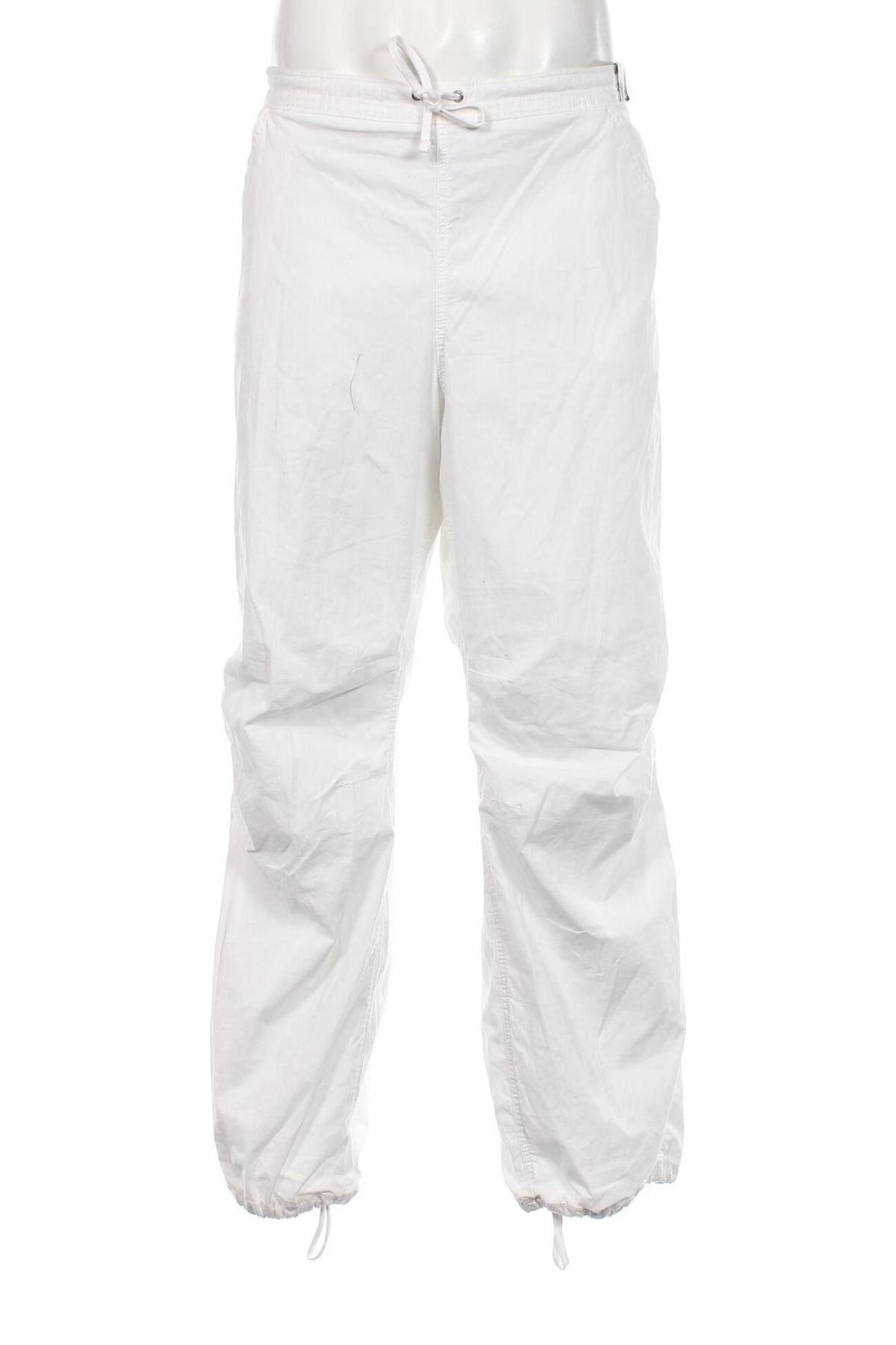 Pantaloni de bărbați Hollister, Mărime XL, Culoare Alb, Preț 122,37 Lei