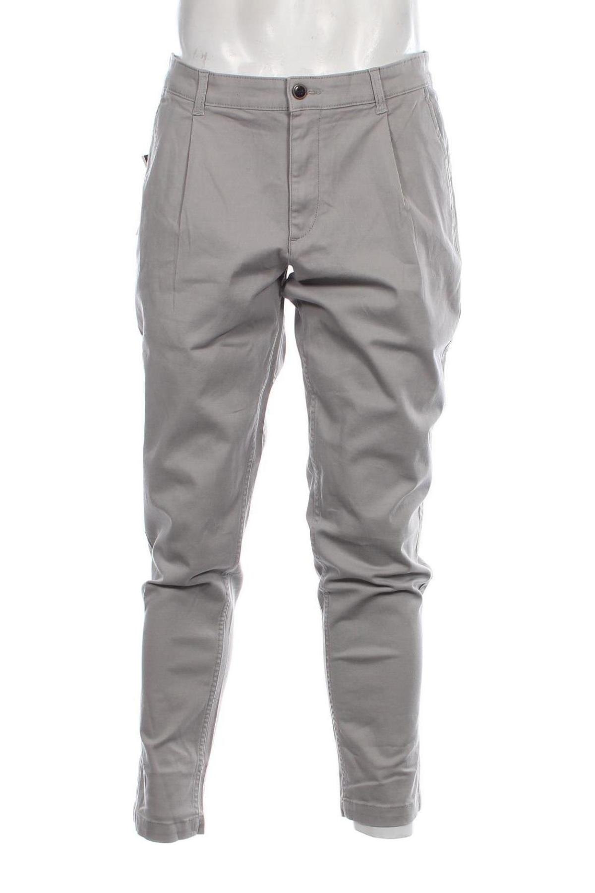 Мъжки панталон Jack & Jones, Размер L, Цвят Сив, Цена 49,50 лв.