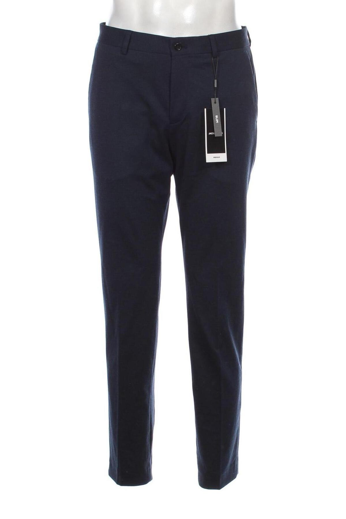 Ανδρικό παντελόνι Jack & Jones, Μέγεθος S, Χρώμα Μπλέ, Τιμή 16,84 €