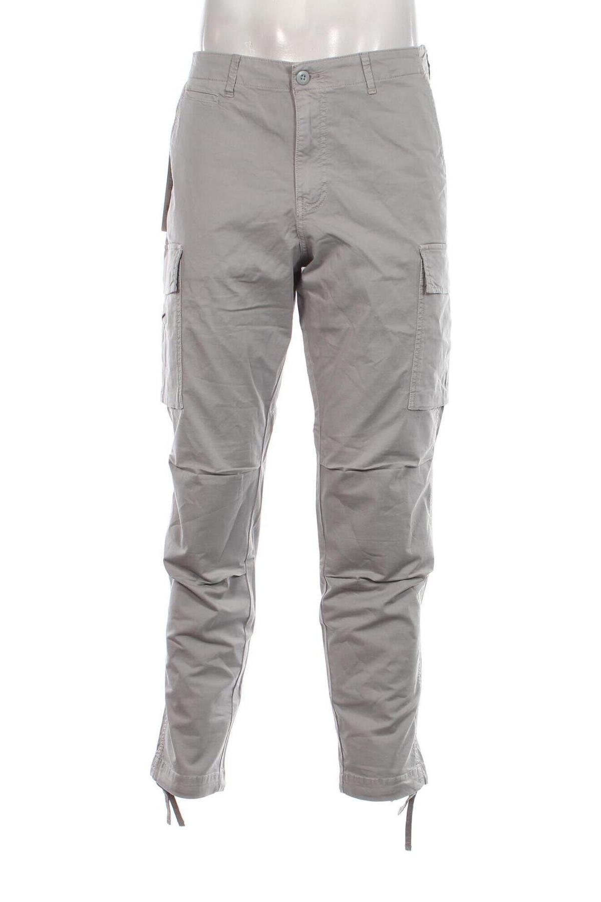 Pantaloni de bărbați Jack & Jones, Mărime M, Culoare Gri, Preț 113,98 Lei