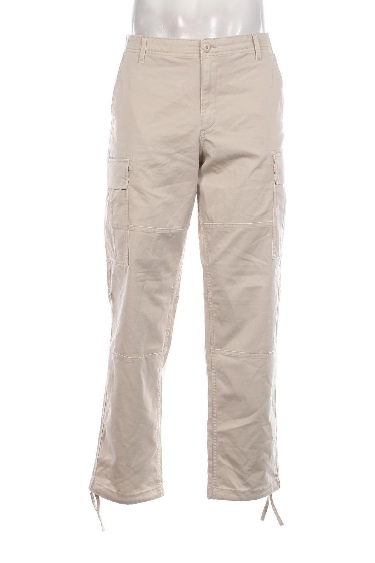 Pantaloni de bărbați Jack & Jones, Mărime M, Culoare Ecru, Preț 113,98 Lei