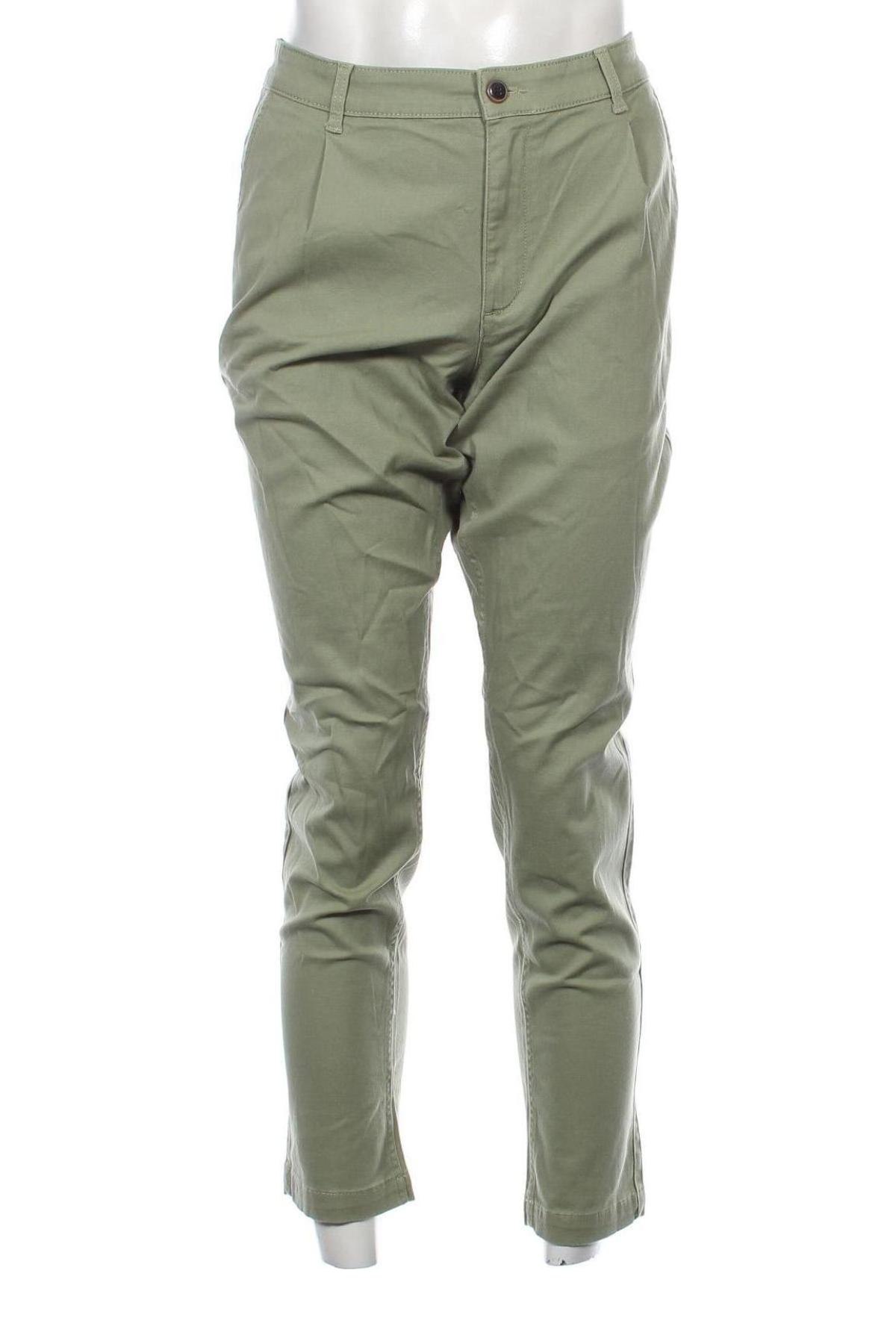 Pantaloni de bărbați Jack & Jones, Mărime L, Culoare Verde, Preț 162,83 Lei