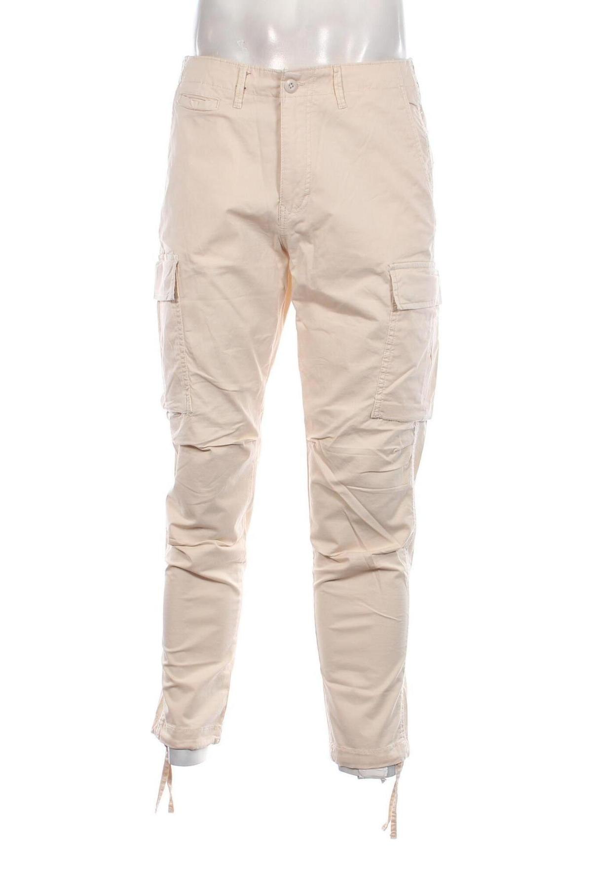 Herrenhose Jack & Jones, Größe M, Farbe Ecru, Preis 51,03 €