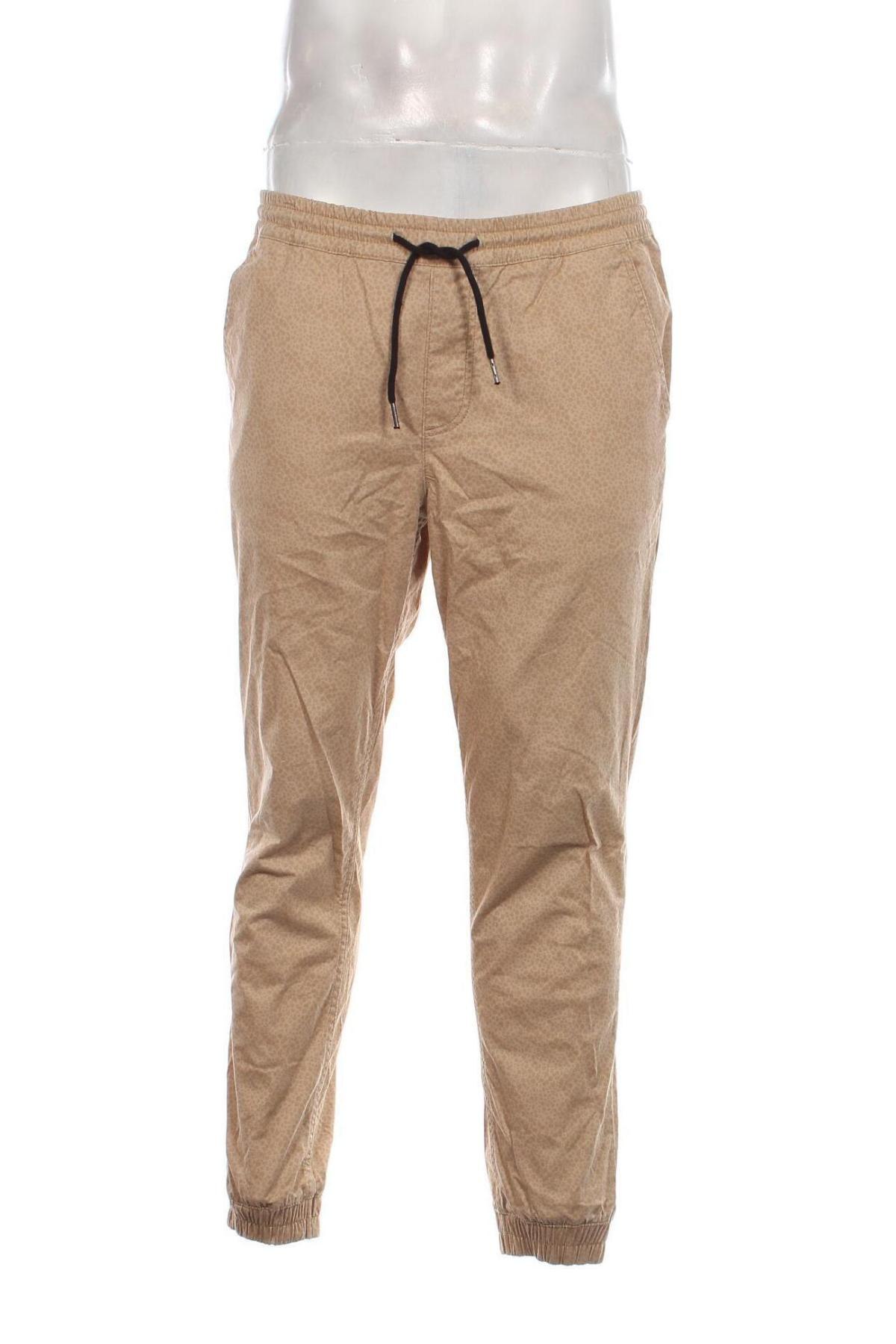 Pantaloni de bărbați Jack & Jones, Mărime M, Culoare Bej, Preț 68,25 Lei